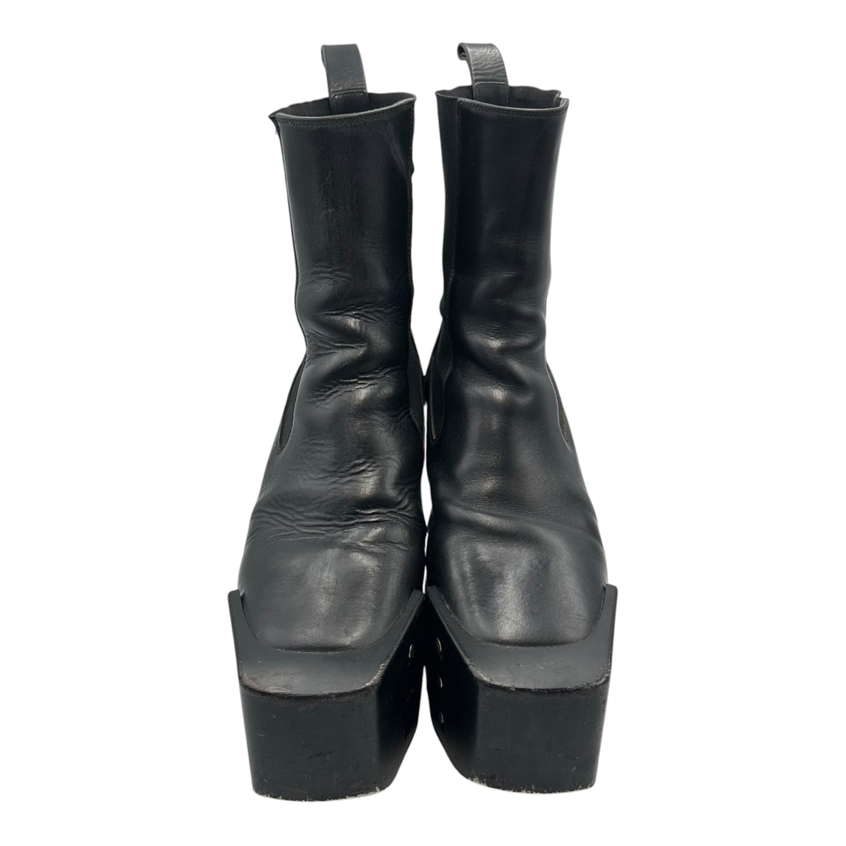 Rick Owens(リックオウエンス) GRILL KISS BOOTS グリル キスブーツ RU02A5825 43 ブラック