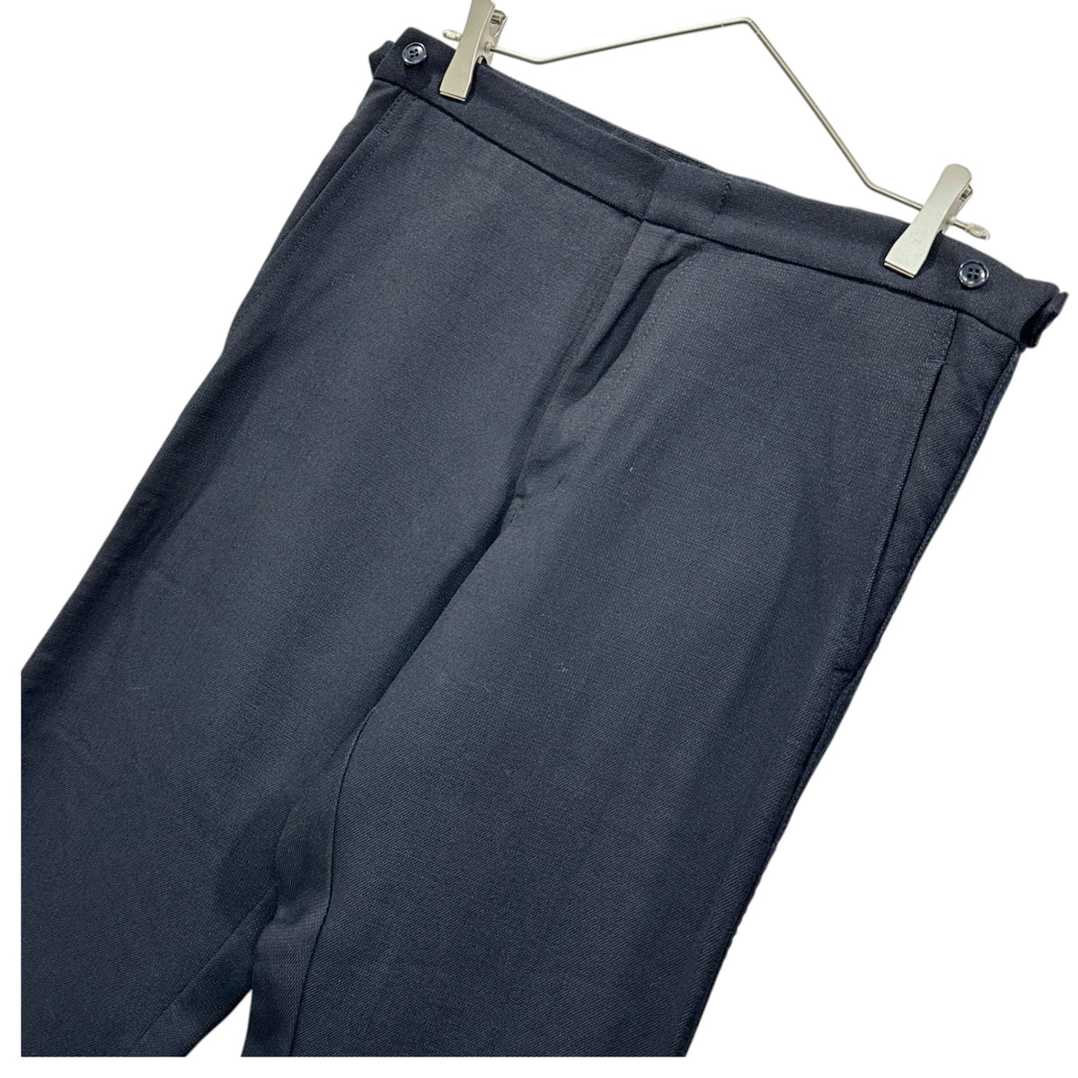 COMME des GARCONS HOMME PLUS(コムデギャルソンオムプリュス) 2001AW Mohair-Blend Straight-Leg Slacks モヘヤ混 ストレート スラックス PP-10009M M ネイビー AD2001