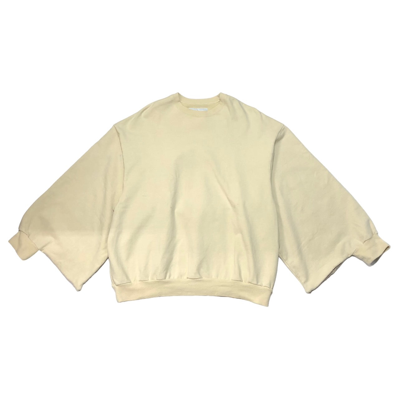 FUMITO GANRYU(フミトガンリュウ) KIMONO SLEEVE SWEAT SHIRT/キモノスリーブスウェットシャツ/着物 FU-2-CU03 SIZE 1(S~M) ベージュ