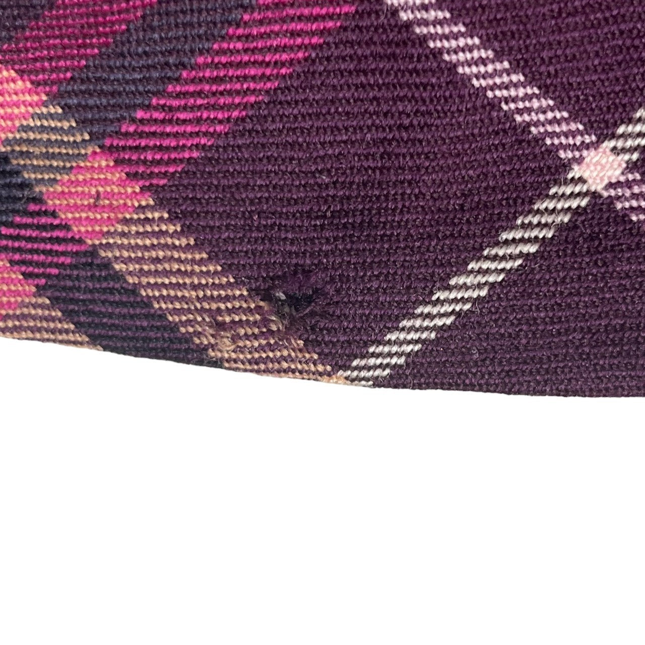 BURBERRY BLUE LABEL(バーバリーブルーレーベル) バーバリー チェック ノースリーブ フレア ワンピース ひざ丈 FMF08-671-36 38(M程度) パープル