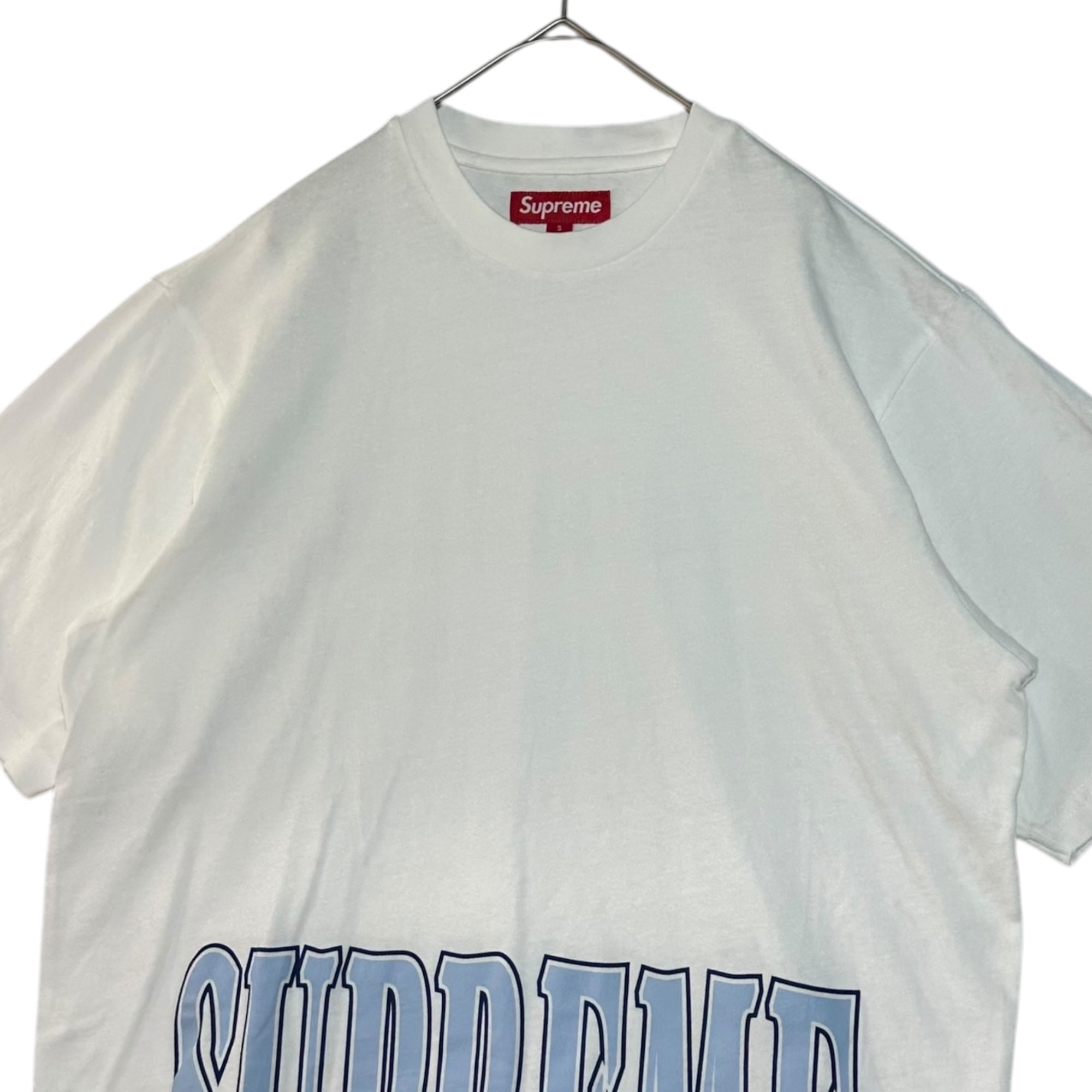 SUPREME(シュプリーム) 25AW Cracked Stretch S/S Top ロゴ プリント Tシャツ S ホワイト 25FW