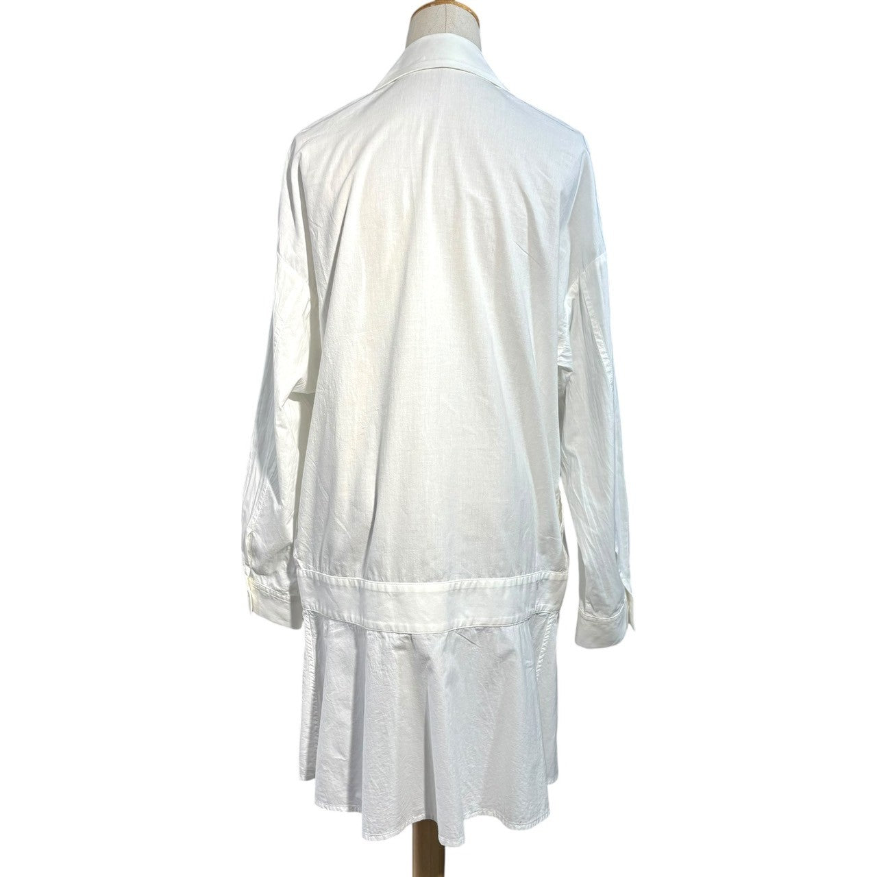 Y's(ワイズ) Oversized open collar shirt mini dress オーバーサイズ オープンカラー シャツ ミニワンピース YX-B04-030 1(S程度) ホワイト メンズ合わせ 男性着用可能