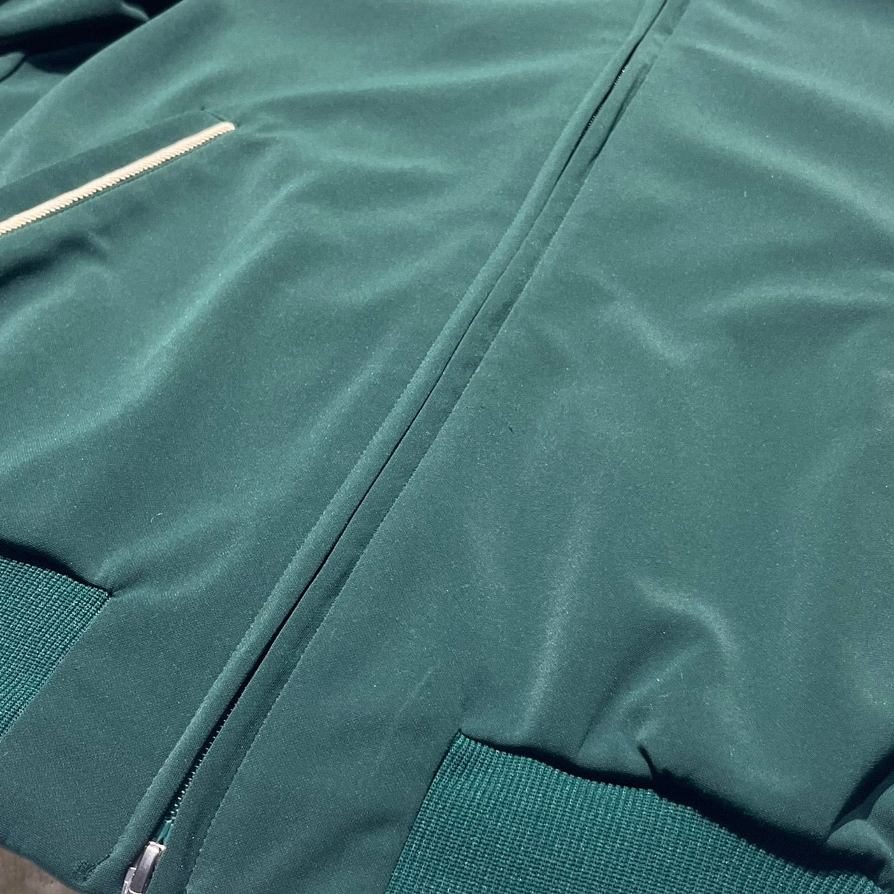 FACETASM(ファセッタズム) PLEATED SLEEVE TRACK JACKET/トラックジャケット FNT-JK-W03 1(Sサイズ程度) グリーン