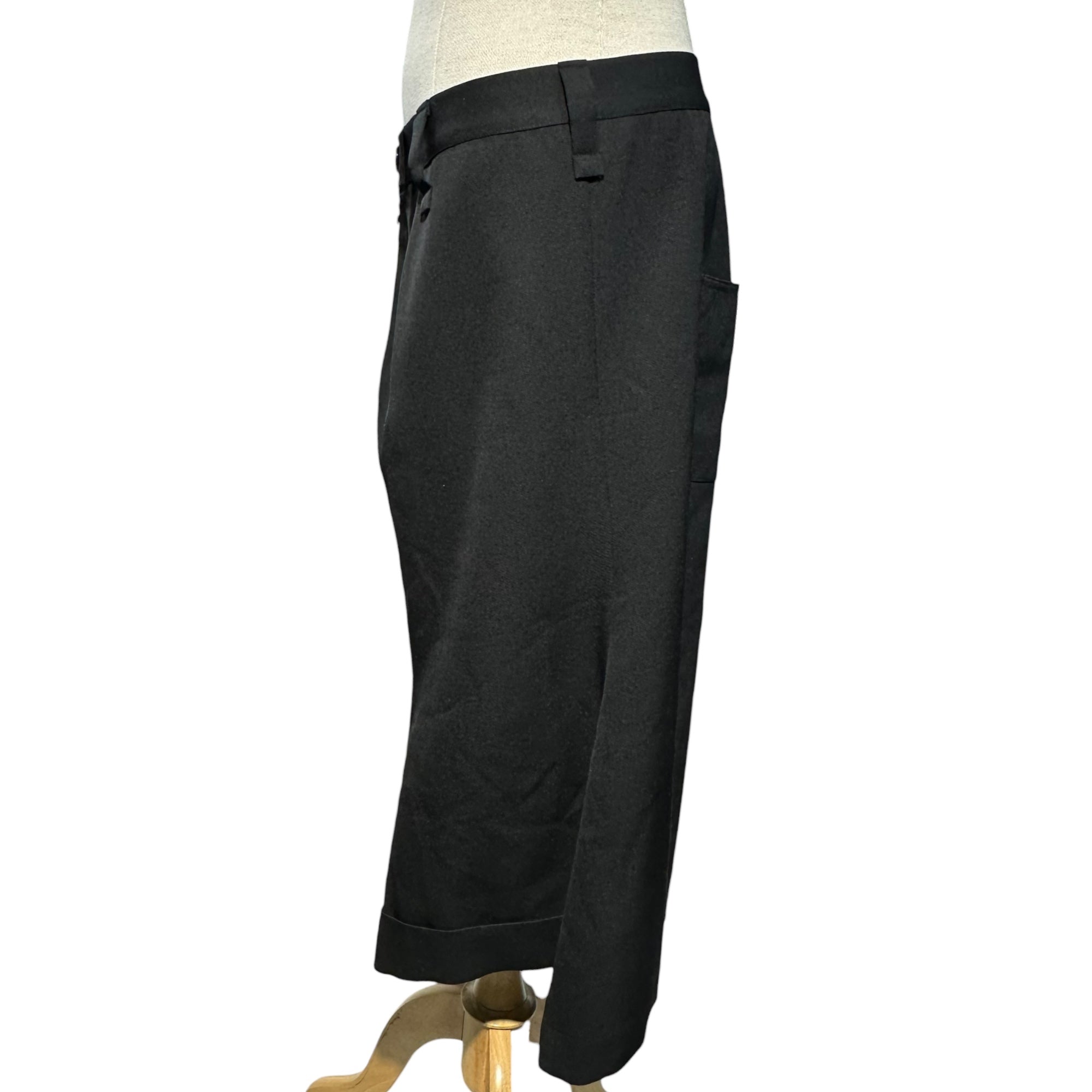 Y's(ワイズ) Dummy Pants Wool Skirt ダミー パンツ ウール スカート YL-S19-141 2(S~M程度) ブラック