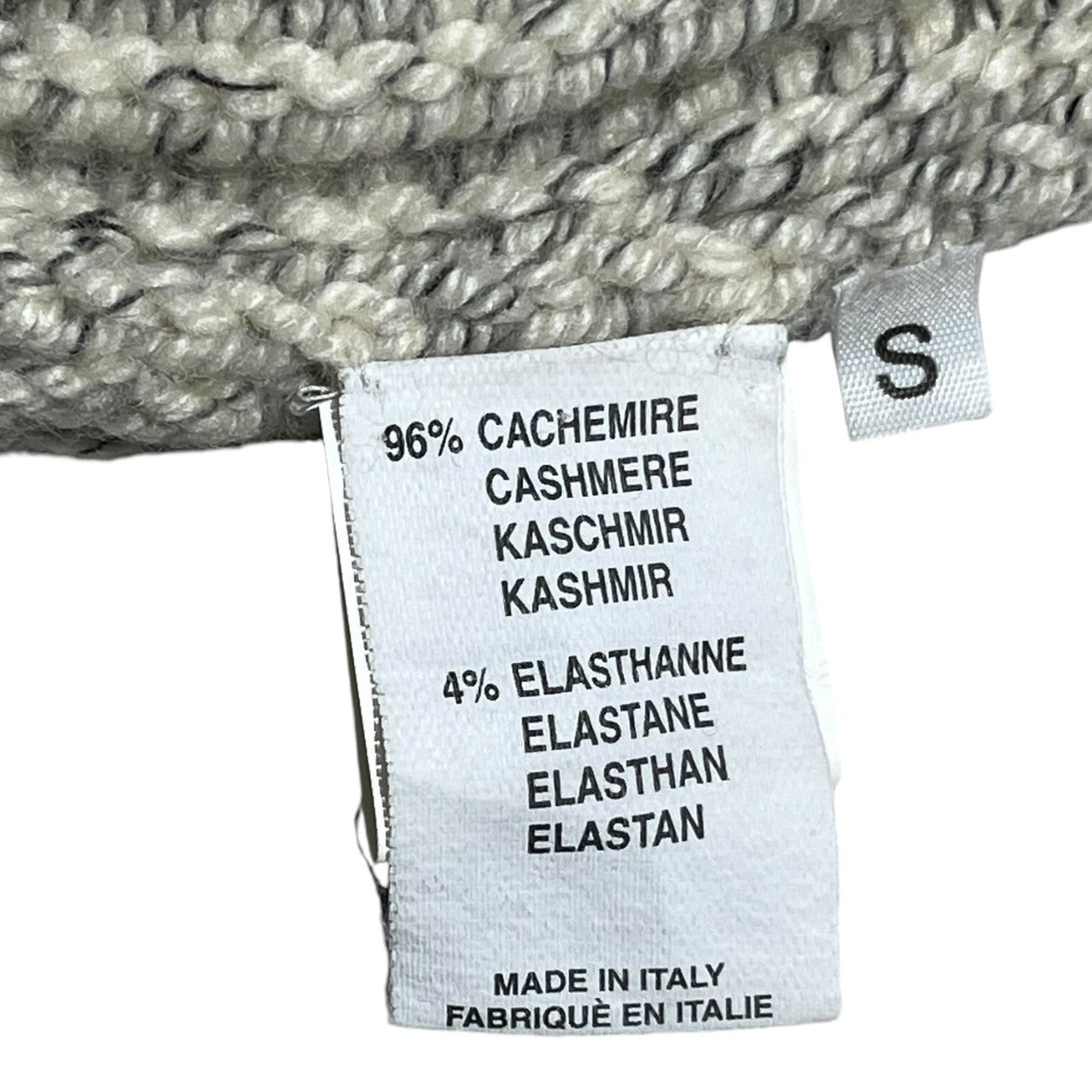 HERMES(エルメス) 1999AW BY MARGIELA 3WAY LOW GAUGE KNIT マルジェラ期 ローゲージ ウール ニット S グレー 90s 90年代 スヌード付