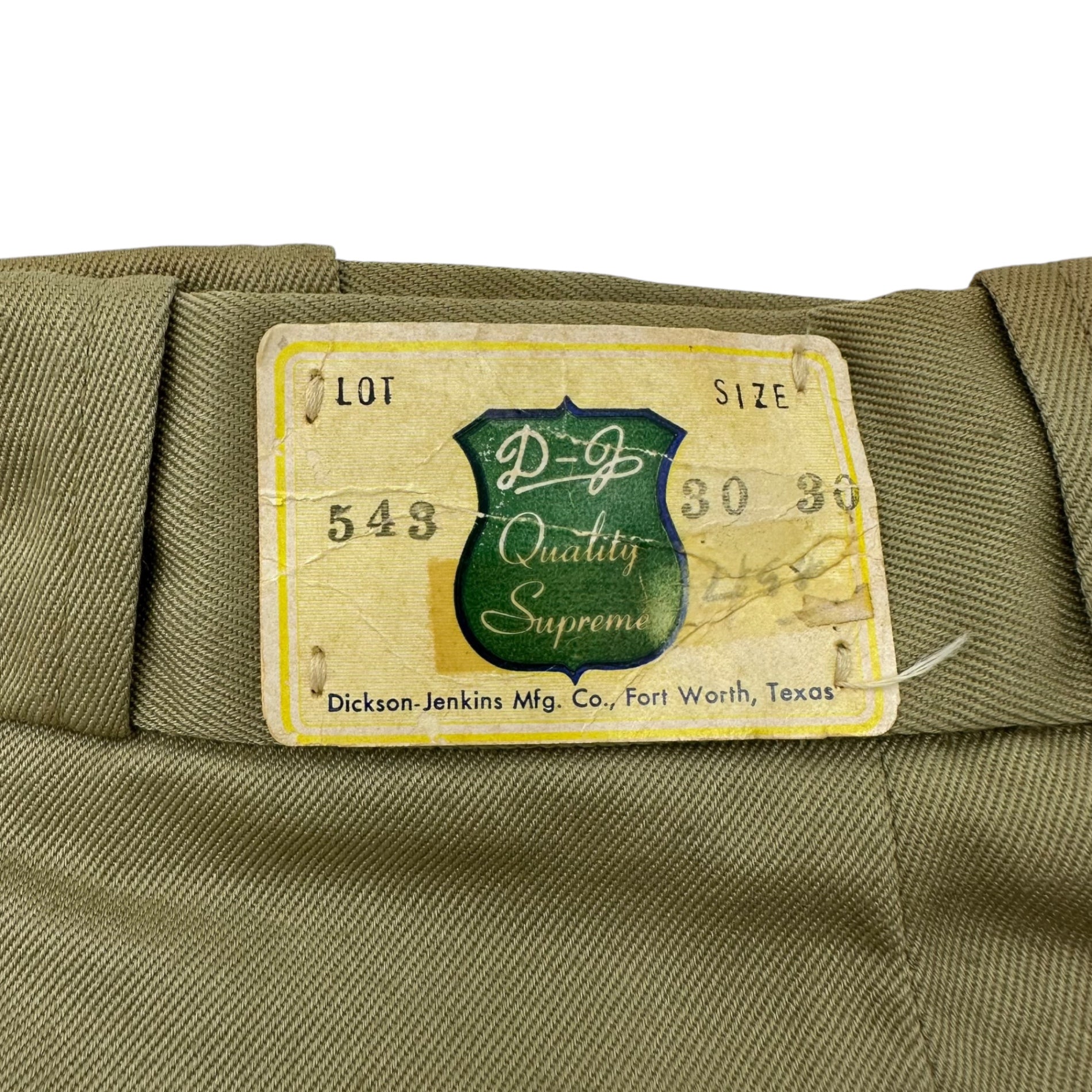 GALEY & LORD(ゲイリーアンドロード) 60's CRAMERTON ARMY CLOTH クレーマートン アーミー クロス チノ パンツ 30/30 ベージュ 60年代 ヴィンテージ チノパン