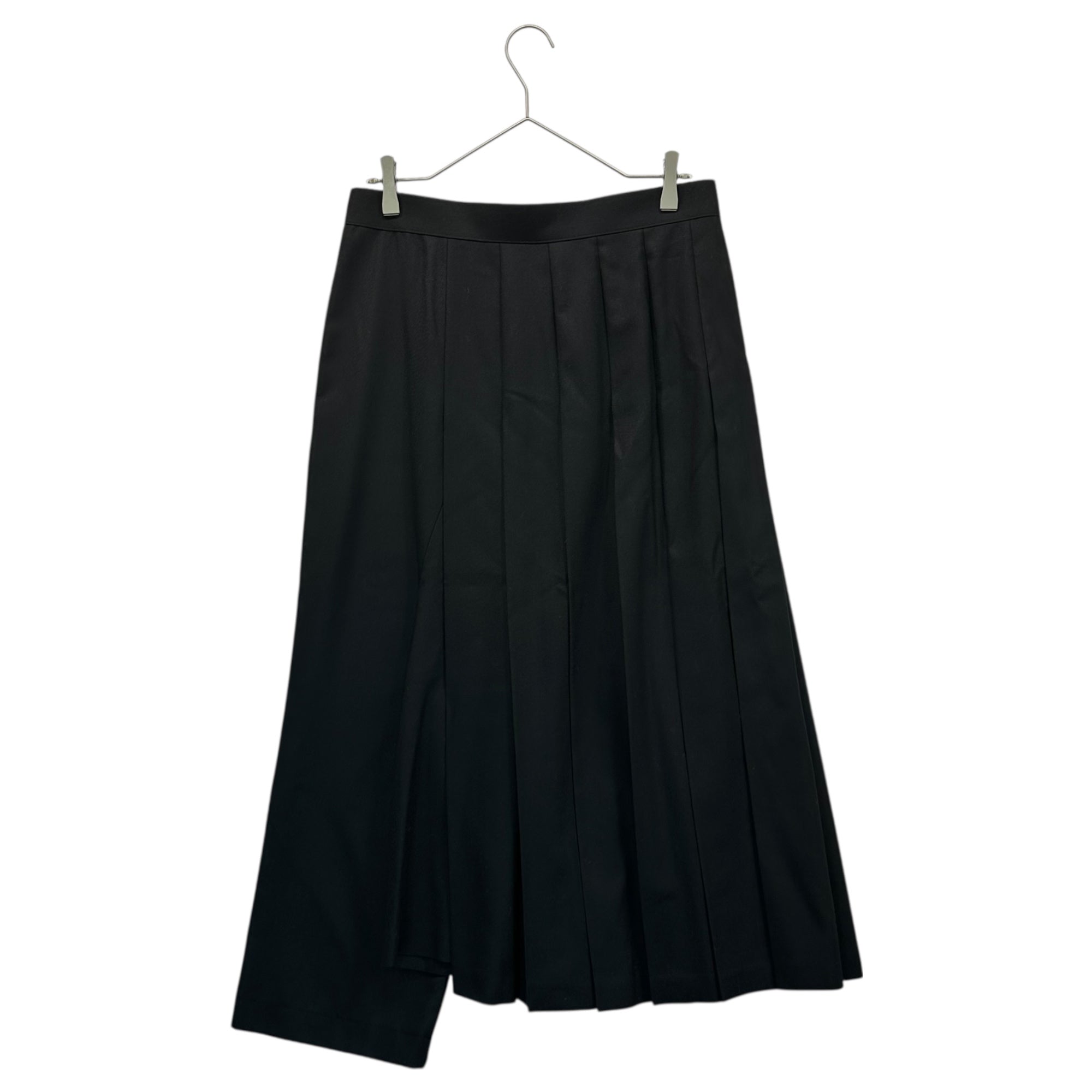 COMME des GARCONS JUNYA WATANABE(コムデギャルソンジュンヤワタナベ) 20AW 2WAY Polyester Pleated Long Skirt Pants 2ウェイ ポリエステル プリーツ ロング スカート パンツ JF-P005 L ブラック AD2020