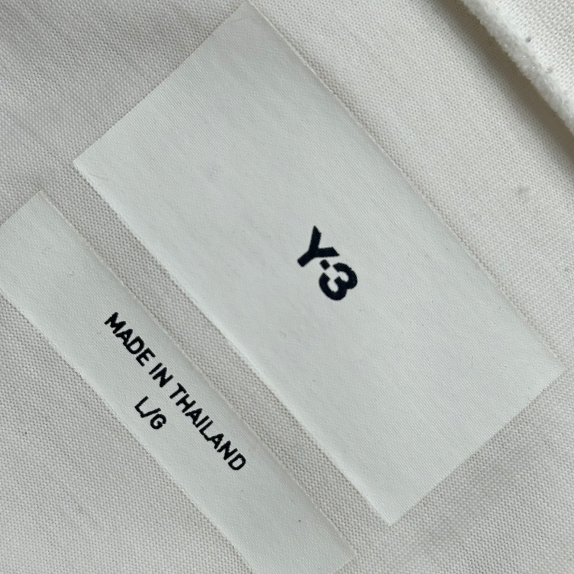 Y-3(ワイスリー) Three-Stripe Crew-Neck T-Shirt スリー ストライプ クルーネック Tシャツ HZ8871 L ホワイト×ブラック