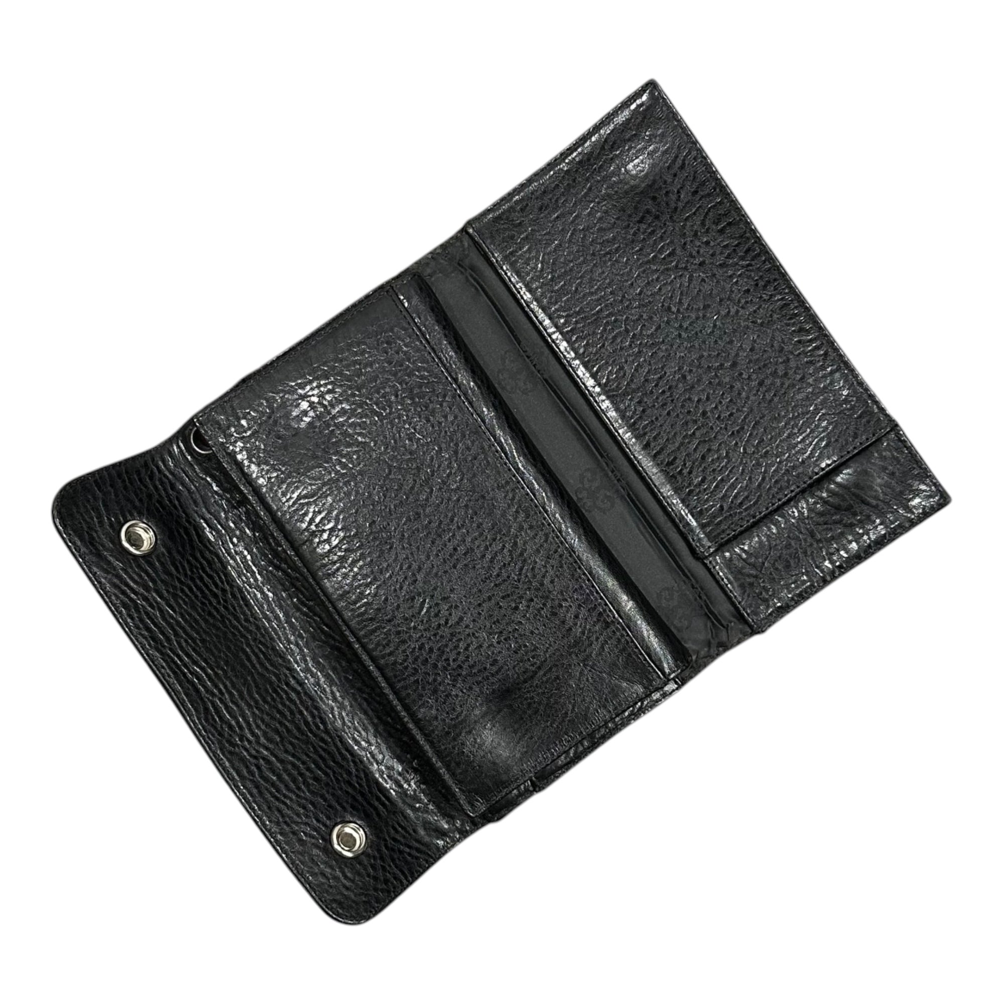 CHROME HEARTS(クロムハーツ) CH Cross Wave Wallet CHクロス ウェーブ ウォレット 財布 ブラック
