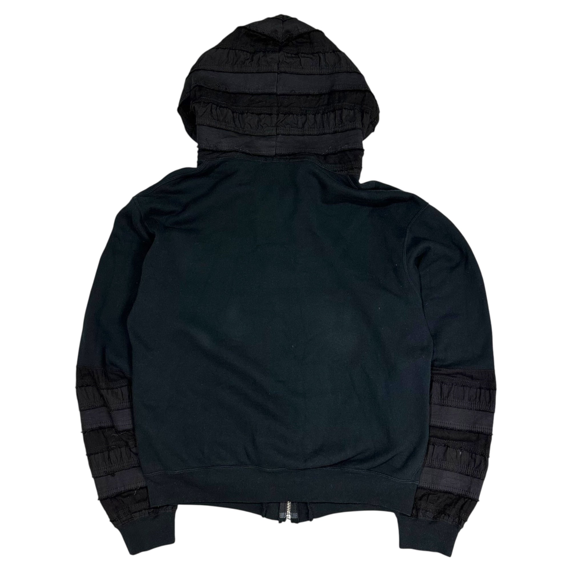 UNDERCOVERISM(アンダーカバイズム) 14SS SCAB Hagi Twin Zip Hoodie 青山限定 ハギ ツイン ジップ パーカー M9802 2 ブラック