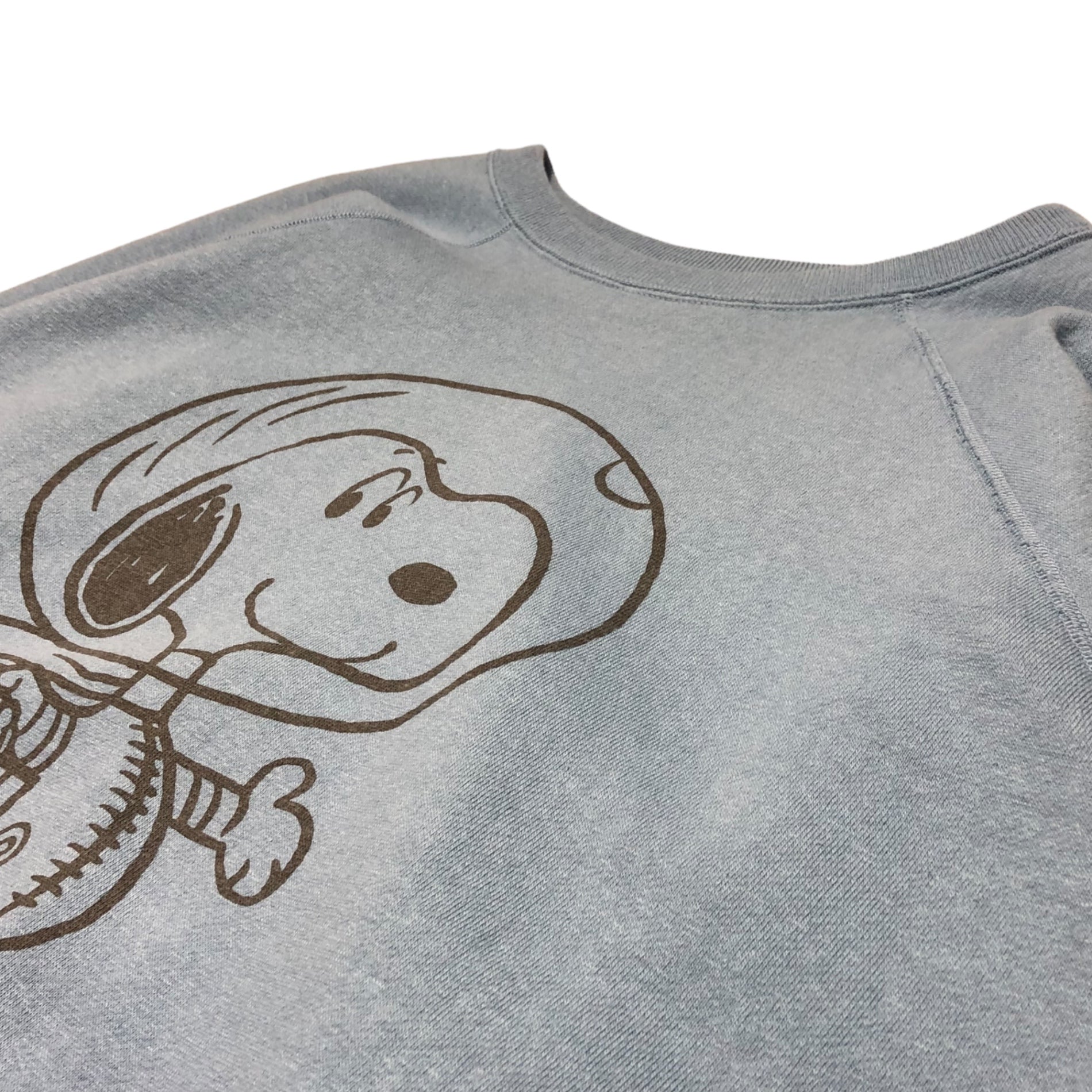 HUMAN MADE×PEANUTS(ヒューマンメイド×ピーナッツ) PEANUTS SWEATSHIRT ピーナッツ プリント スウェット XL ブルー コラボ 限定 スヌーピー