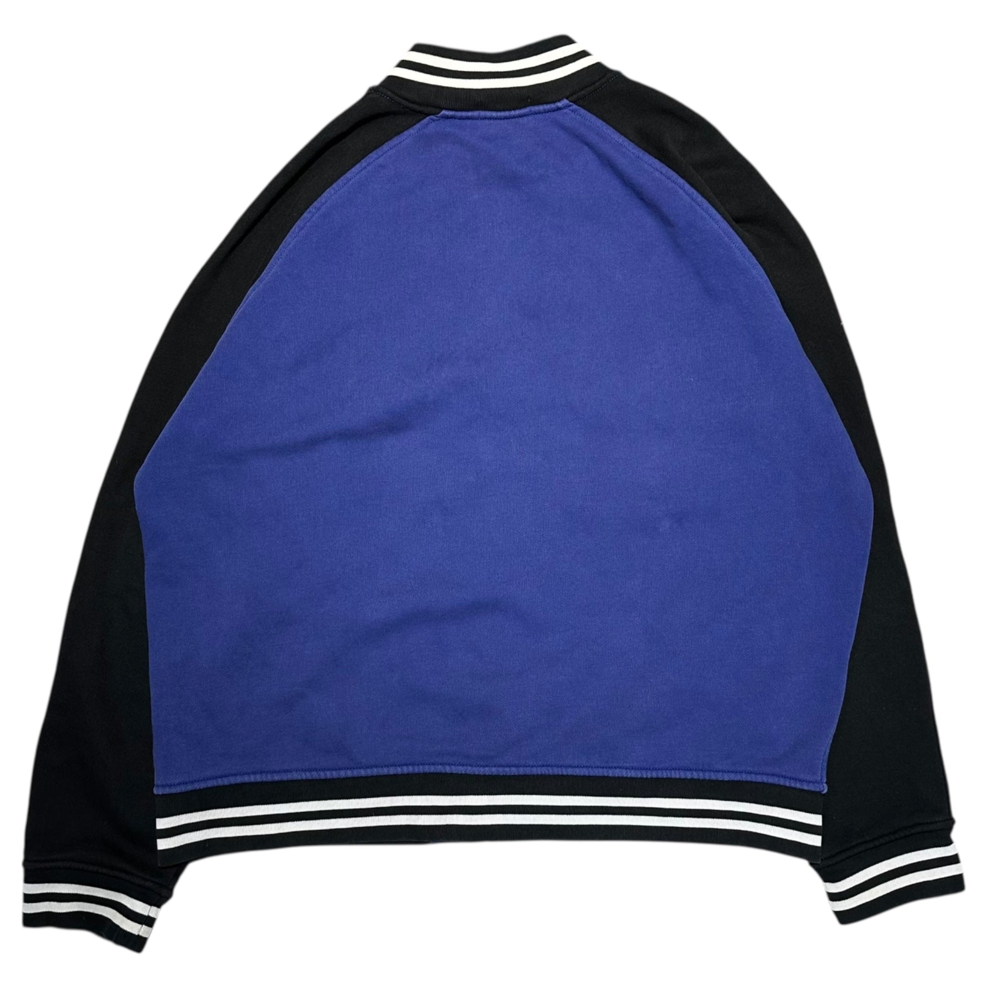 POLO RALPH LAUREN(ポロラルフローレン) Pony Embroidered Sweatshirt Stadium Jacket ポニー 刺繍 スウェット スタジャン XXL ネイビー×ブラック