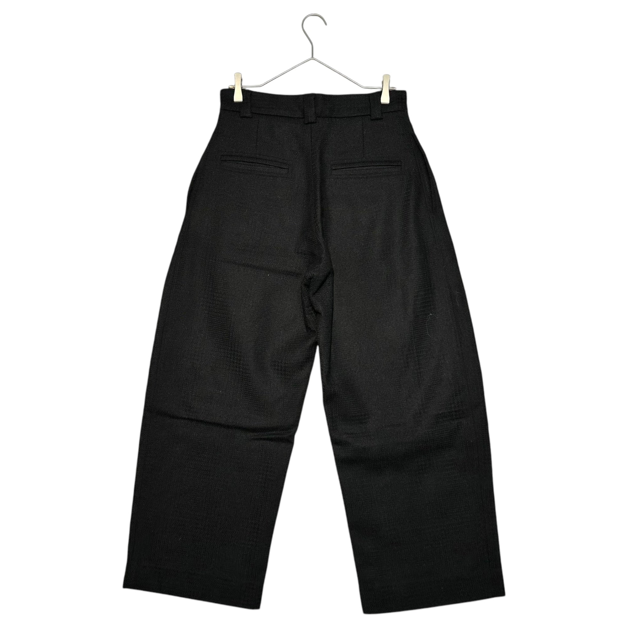 STUDIO NICHOLSON(スタジオニコルソン) BUSHEL VOLUME PANTS ブッシェル ボリューム パンツ BUSHEL-SNM-027 XS ブラック