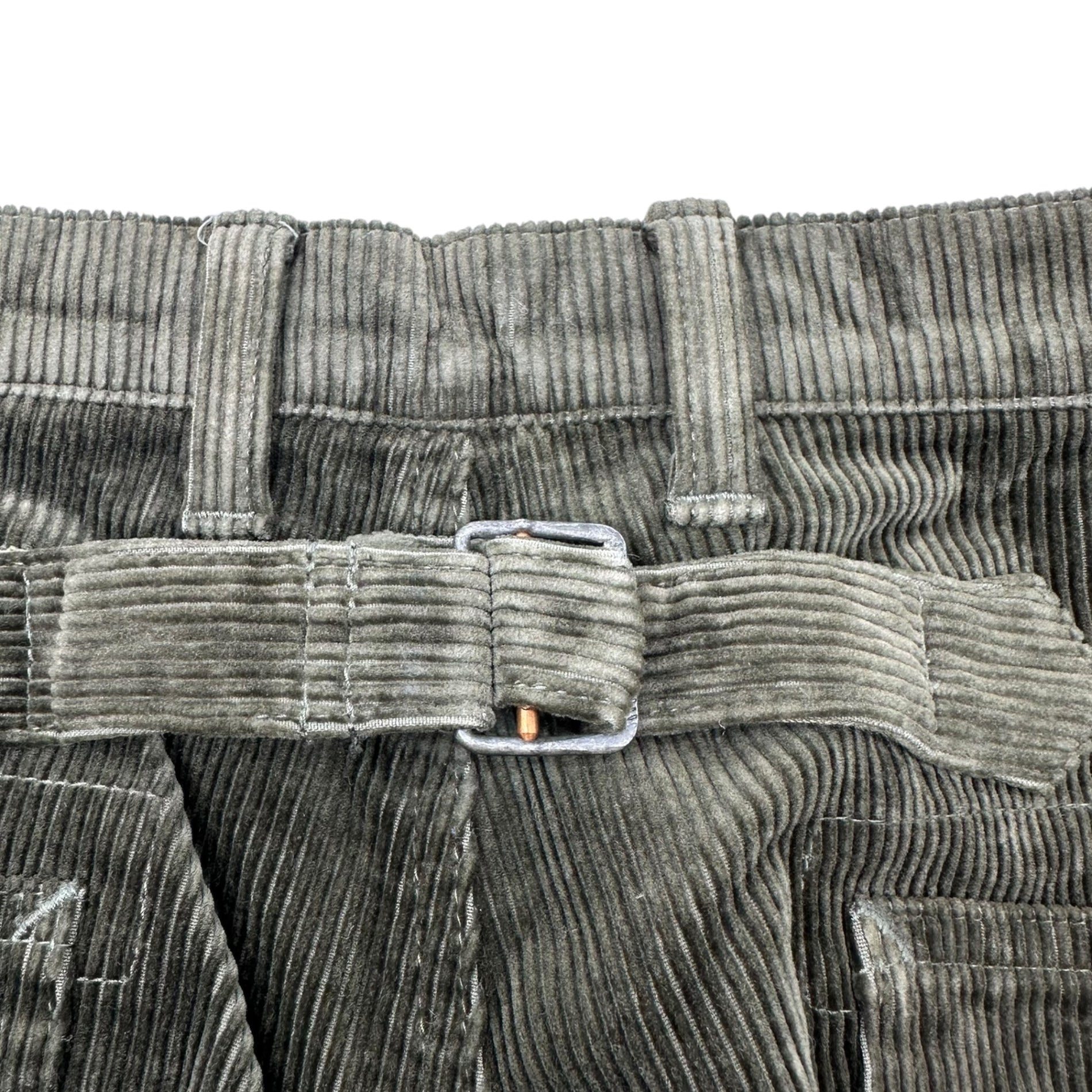 COMME des GARCONS JUNYA WATANABE MAN(コムデギャルソンジュンヤワタナベマン) 17AW Cinchback Corduroy Straight Trousers Pants 17AW シンチバック コーデュロイ ストレート トラウザー パンツ WT-P023 S オリーブ AD2017