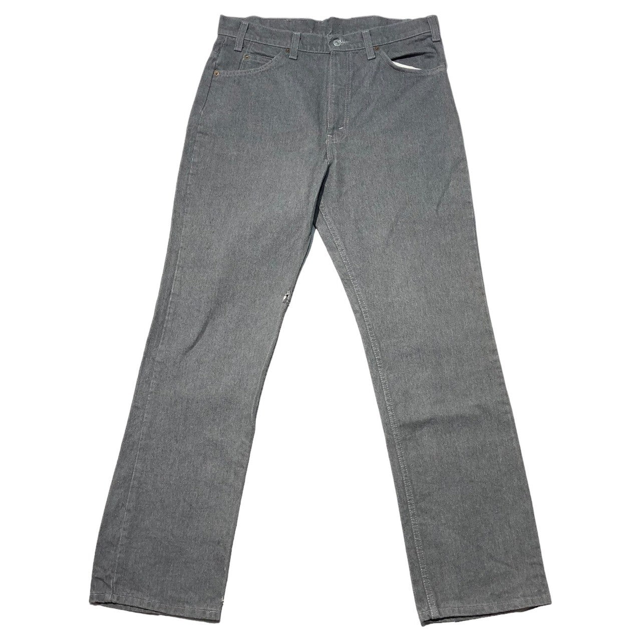 Levi's(リーバイス) 80’s straight denim pants ストレート デニム パンツ 40509-2767 W36 L32 グレー 先染め 80年代 1986年3月製造 513 USA製 ヴィンテージ