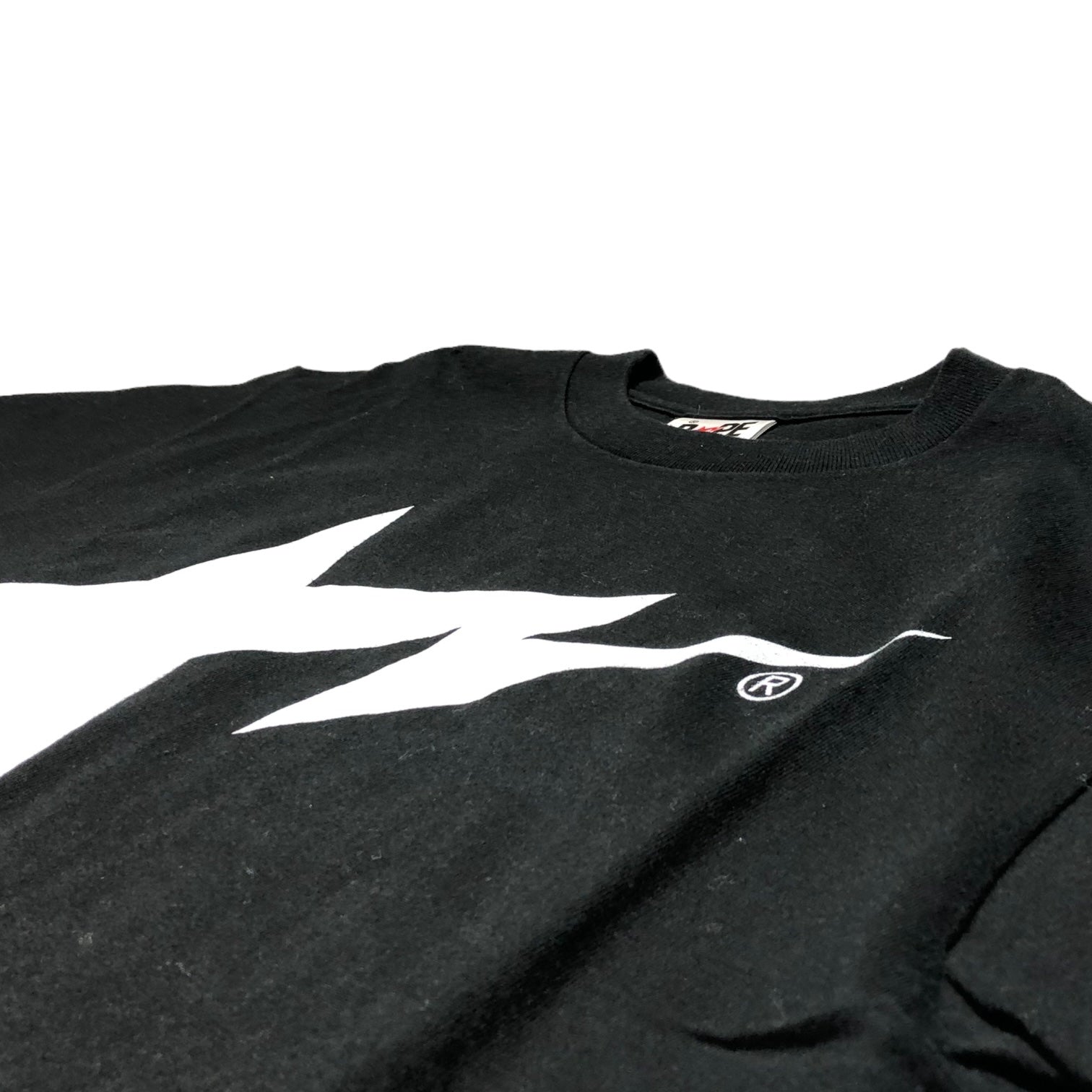 A BATHING APE(アベイシングエイプ) 90's BAPE STA T-shirt ベイプ スタ Tシャツ L ブラック×グレー