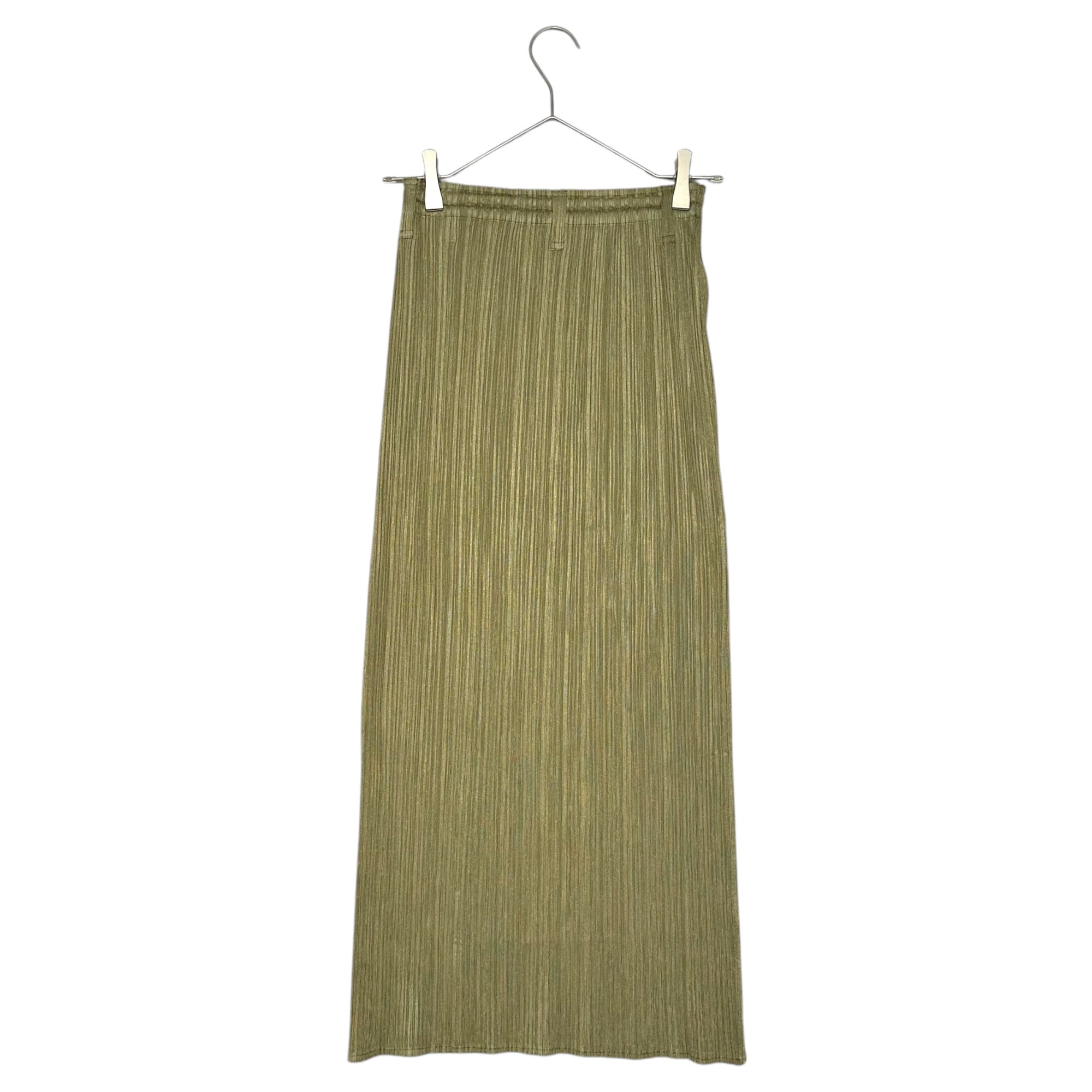 PLEATS PLEASE(プリーツプリーズ) Pleated shirt jacket skirt setup プリーツ シャツ ジャケット スカート セットアップ PP83-JO120 JK:3 PT:1 カーキ 上下