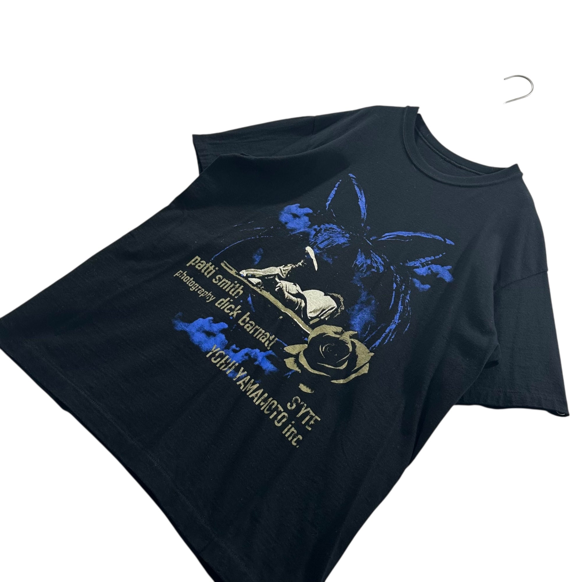 S'YTE(サイト) × marquee club(マーキークラブ) 21AW Patti Smith Long Sleeve T パティ・スミス ロングスリーブ Tシャツ 表記消(M程度) ブラック