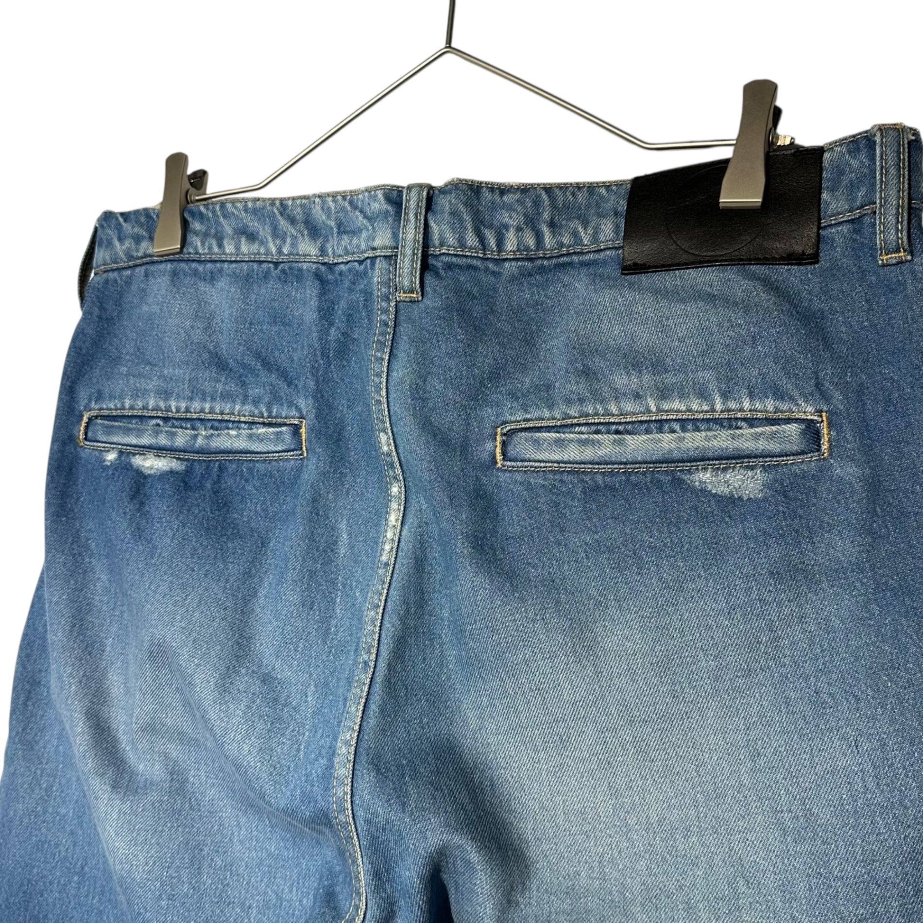 JIL SANDER(ジルサンダー) LONG CROTCH PANTS ロング クロッチ デニム パンツ JSMH550010 MH897031 M ライトインディゴ