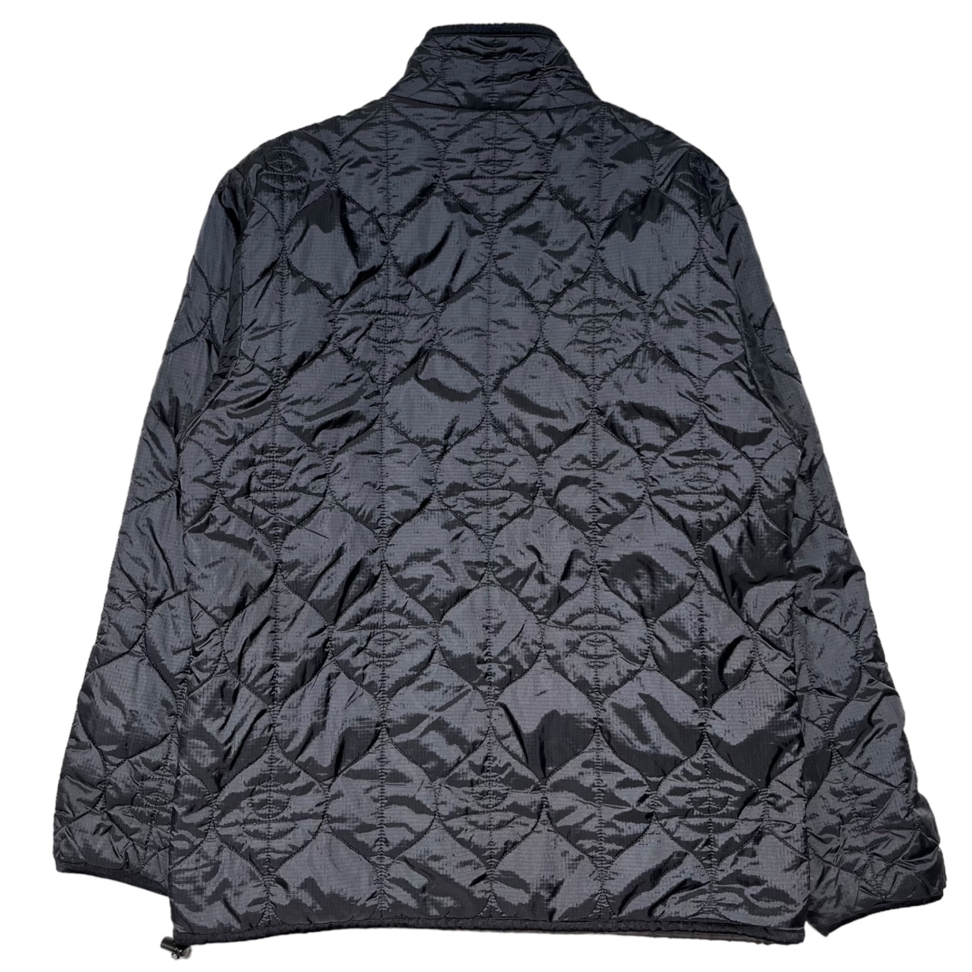 A BATHING APE(アベイシングエイプ) 00's monkey quilted jacket モンキー キルティング ジャケット L ブラック