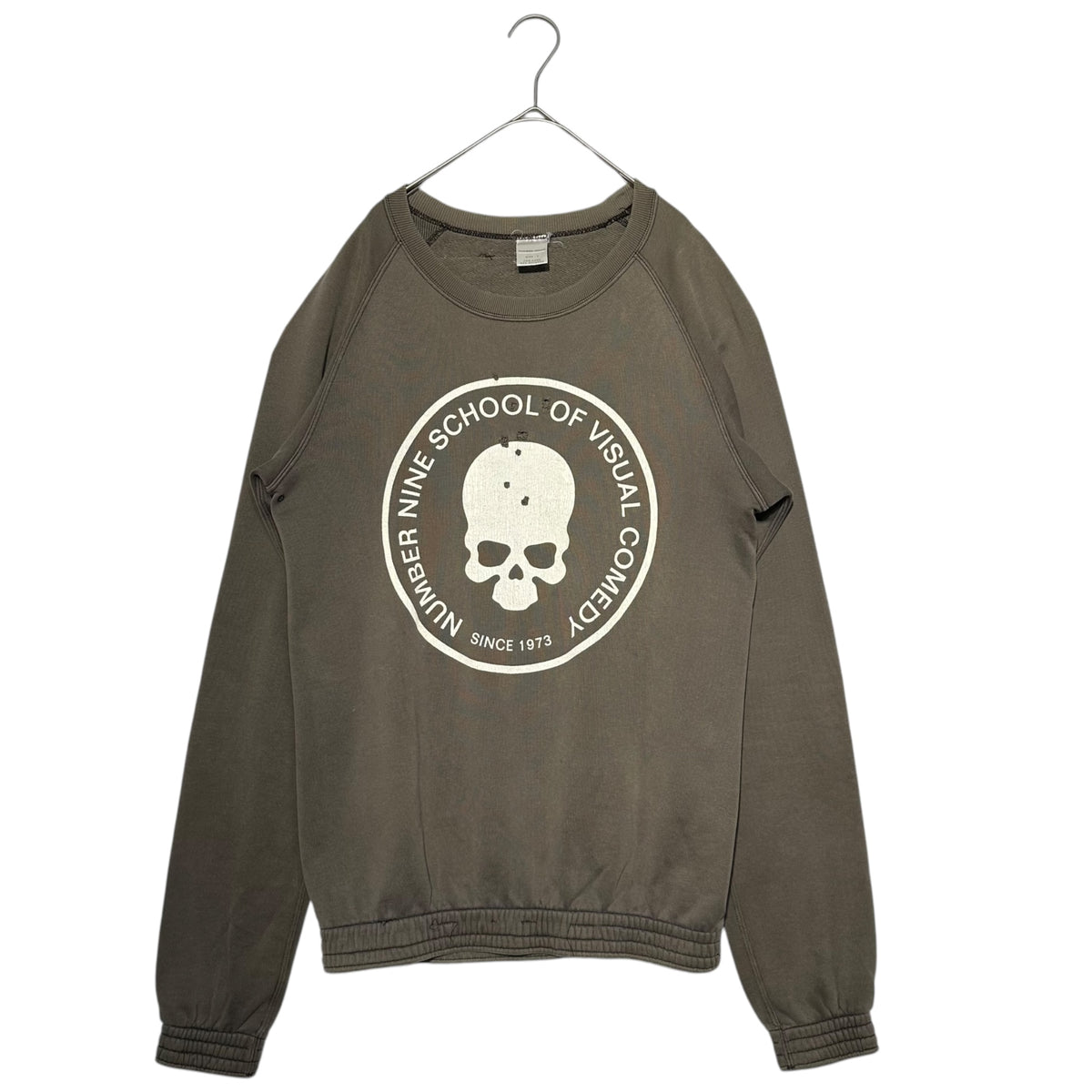 NUMBER (N)INE(ナンバーナイン) 01ss perforated skull sweat 穴あき 