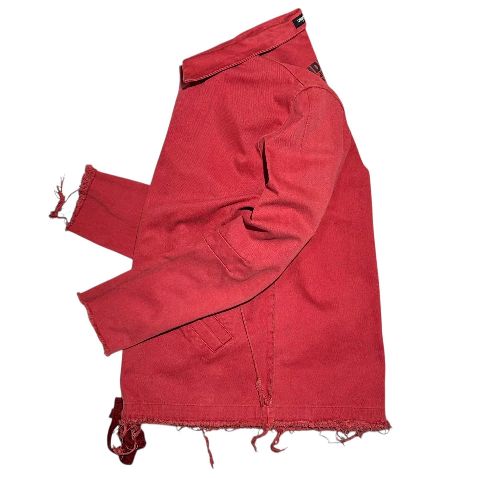 UNDERCOVER(アンダーカバー) 94SS Masterpiece Frayed Coach Jacket 名作 オリジナル ほつれ コーチ ジャケット FREE レッド 90's 90年代 アーカイブ