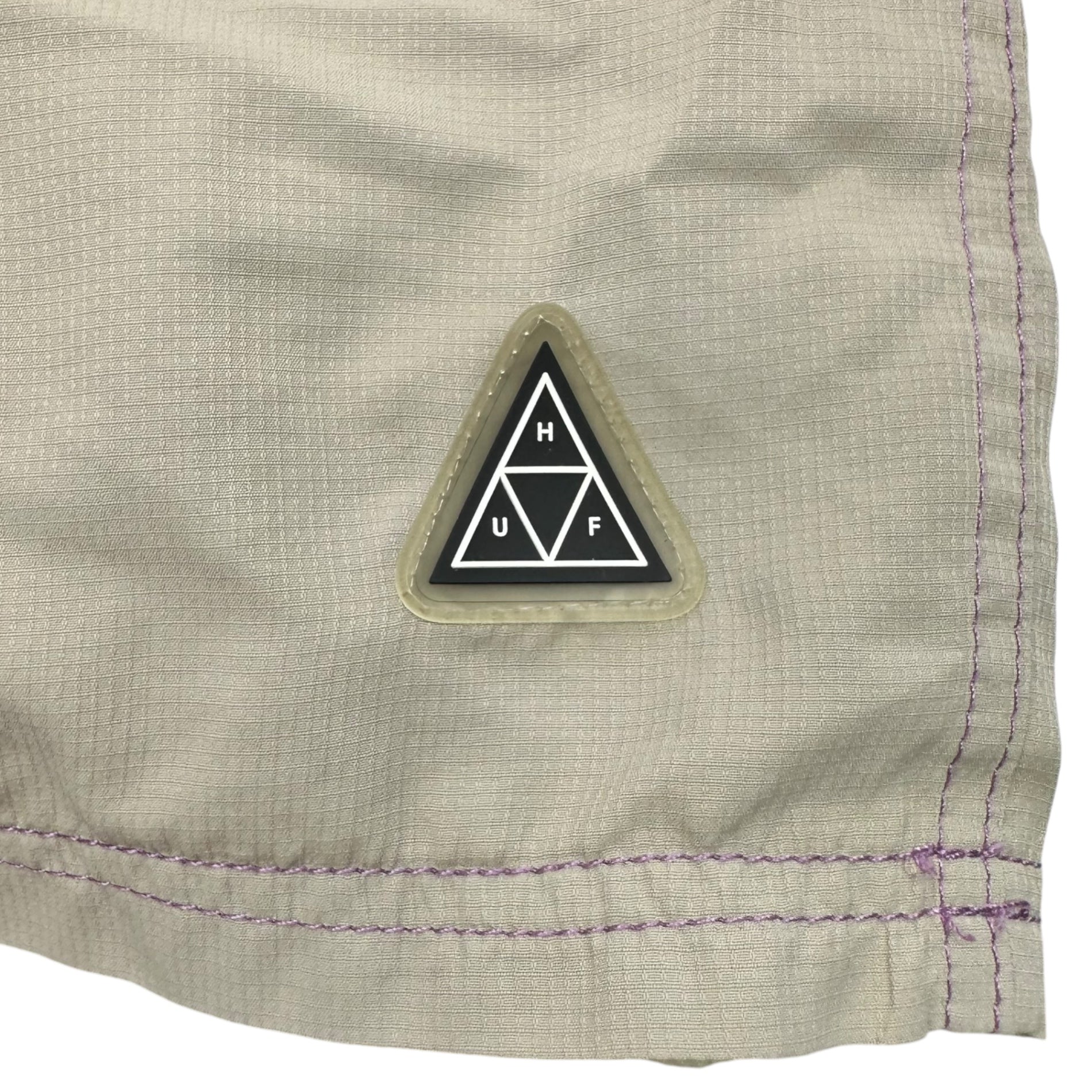 HUF(ハフ) Mesh Pocket Swim Shorts Half Pants メッシュ ポケット スイム ショーツ ハーフパンツ M ベージュ