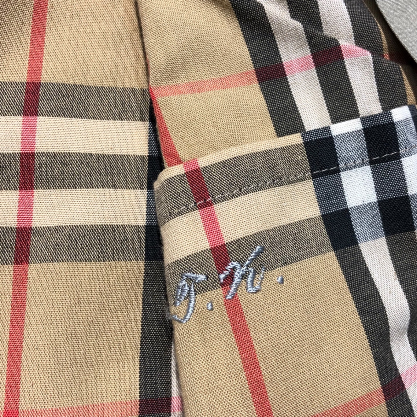 Burberrys(バーバリーズ) 80's ~ 90's 'MARUZEN 80 ANNIVERSARY” Stainless steel collar coat with Nova check liner ノバチェック ライナー付き トレンチコート S5(M程度) ベージュ 80年代~90年代 ヴィンテージ