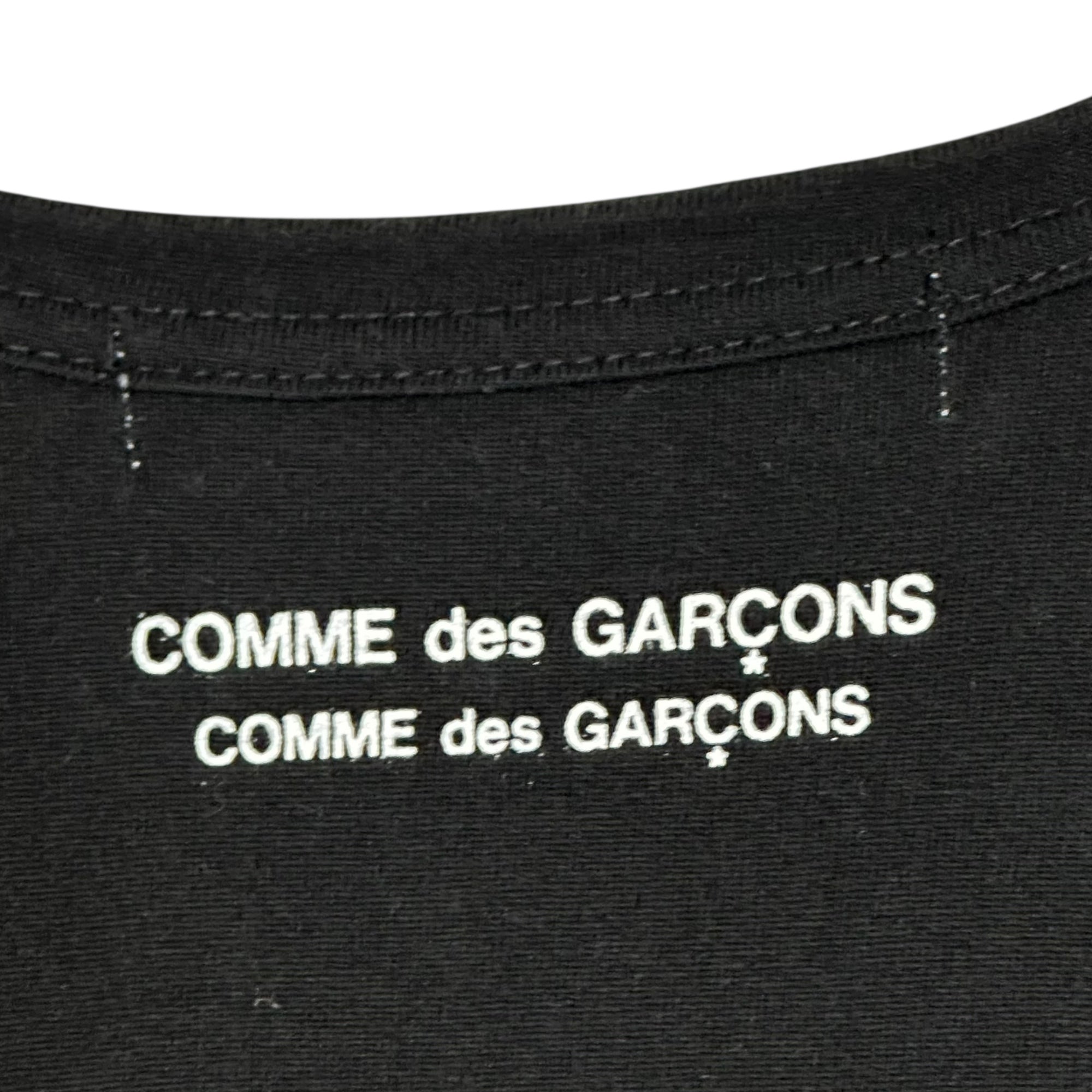 COMME des GARCONS COMME des GARCONS(コムデギャルソンコムデギャルソン) 12SS Grunge Heart Crew Neck T-Shirt グランジ ハート クルーネック Tシャツ RI-T016 M ブラック AD2011