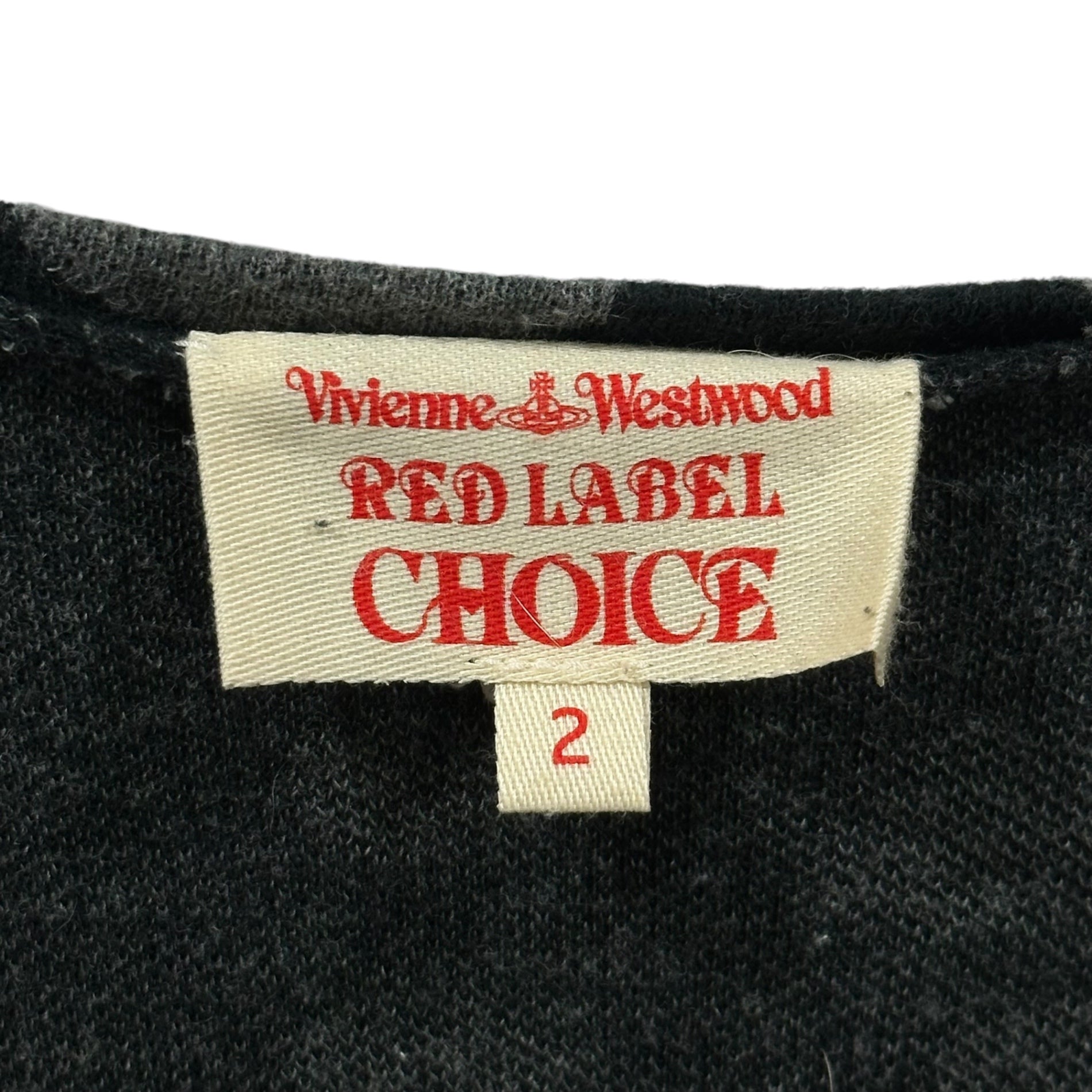 Vivienne Westwood RED LABEL CHOICE(ヴィヴィアンウエストウッドレッドレーベルチョイス) Random dot pattern sweatshirt dress ランダム ドット柄 スウェット ワンピース 16-55-571002 2(M程度) ブラック×グレー