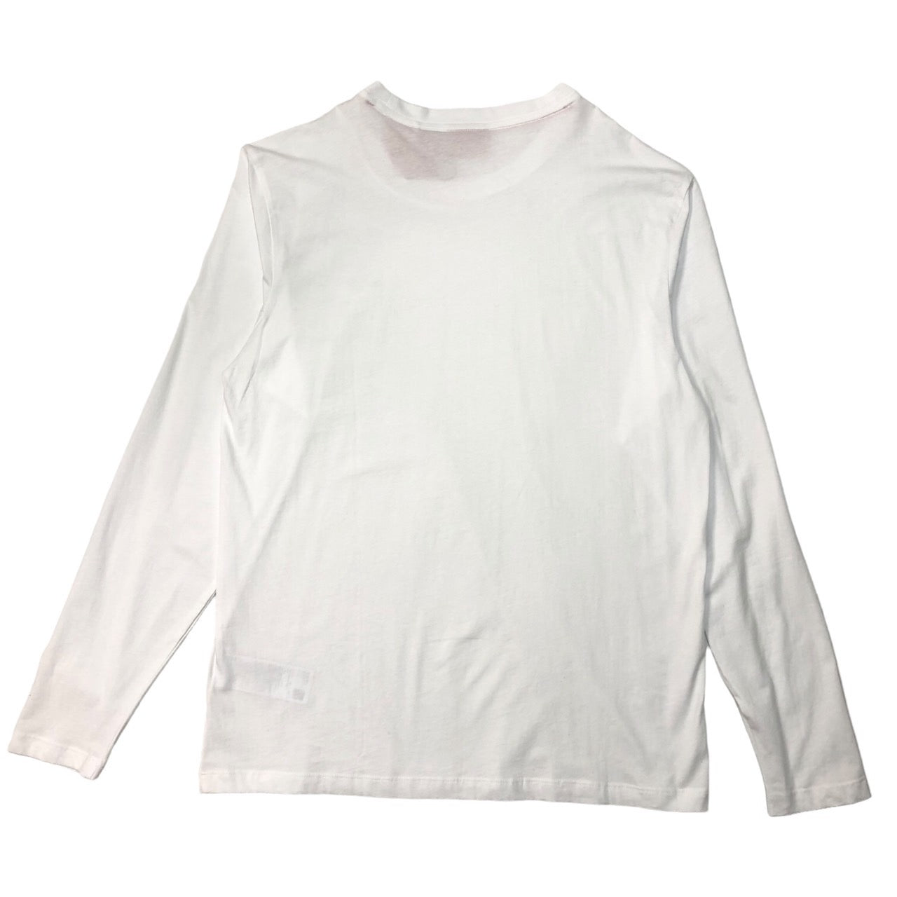 HUGO BOSS(ヒューゴボス) ロングスリーブTシャツ コットンジャージー ロゴプリント/ロゴ長袖Tシャツ 4021406673212 M ホワイト