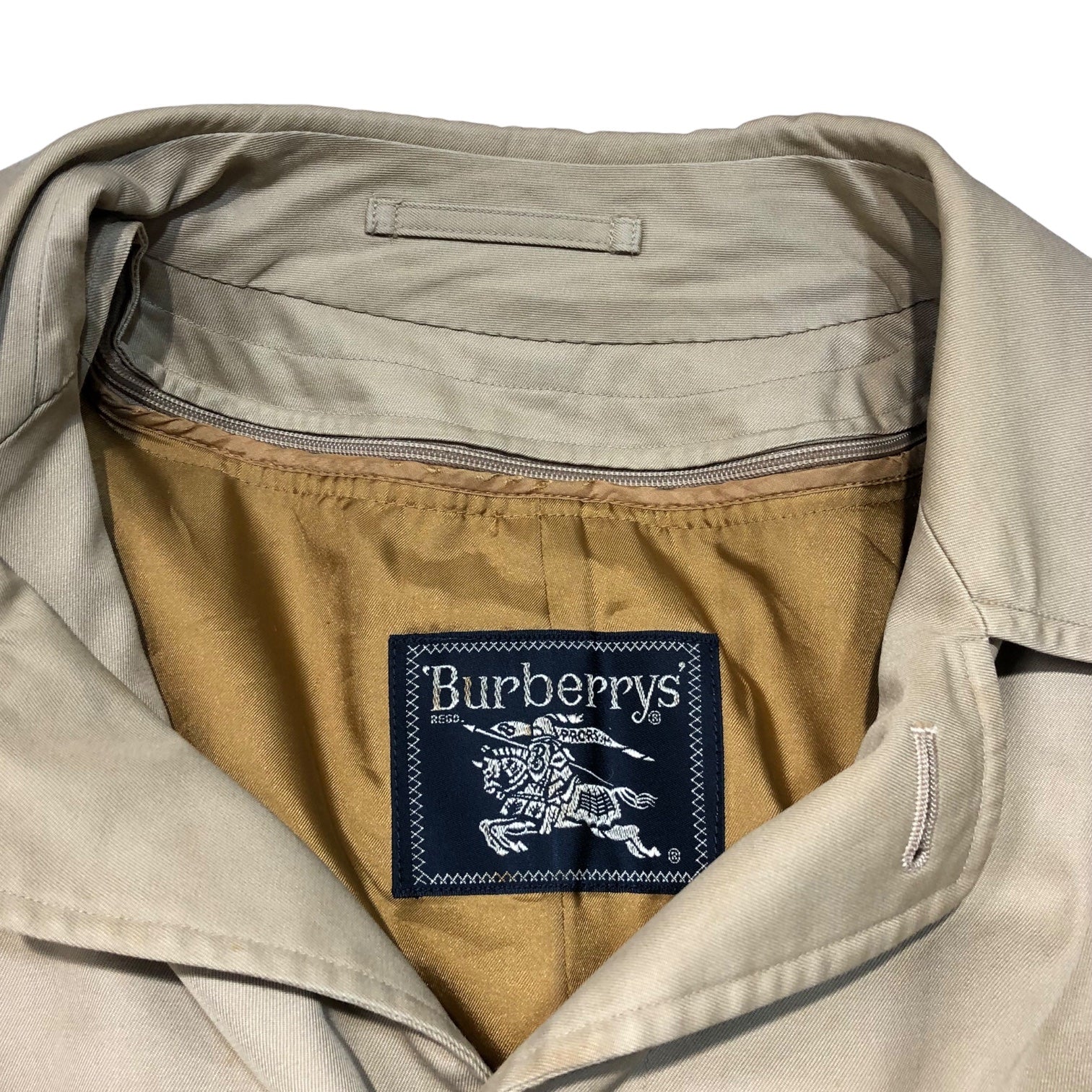 Burberrys(バーバリーズ) 70's ~ 80's Nova Check Liner Stainless Steel Collar Coat ノヴァチェック ライナー ステンカラー コート 170(L程度) ベージュ 70年代~80年代 ヴィンテージ