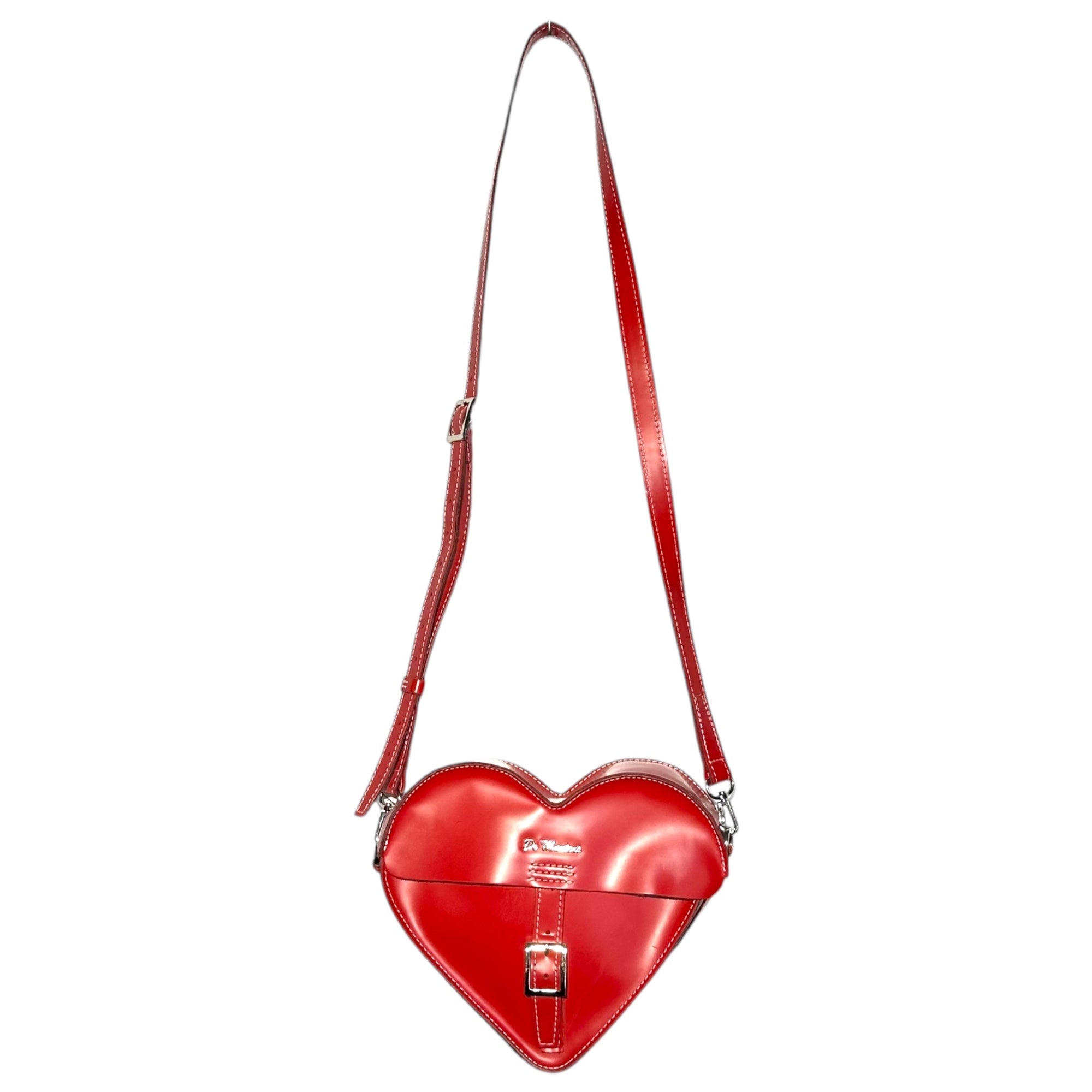 DR.MARTENS(ドクターマーチン) 2016 Valentine LOVE HEART BAG バレンタイン限定 ラブ ハート レザー ショルダー バッグ レッド