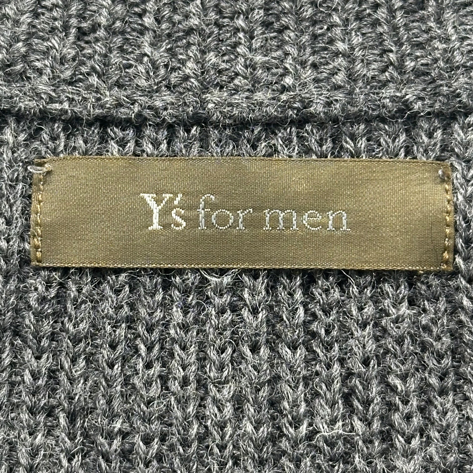 Y's for men(ワイズフォーメン) 90's Wool Button Cardigan 90年代 ウール ボタン カーディガン MM-K16-179 3(L程度) グレー