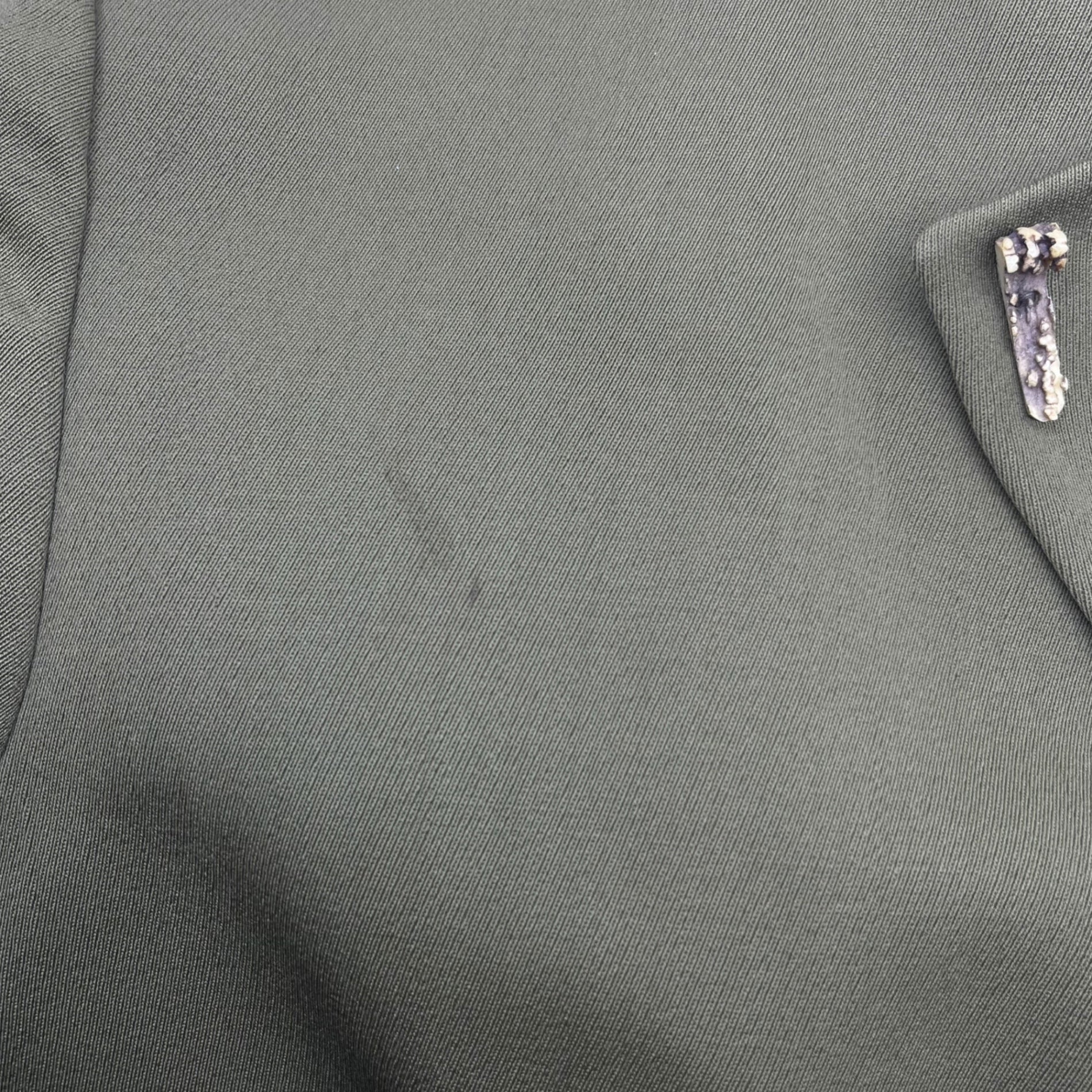 VINTAGE(ヴィンテージ) 70~80's Bone button collarless wool jacket 骨ボタン ノーカラー ウール ジャケット TORSTER L程度 カーキ