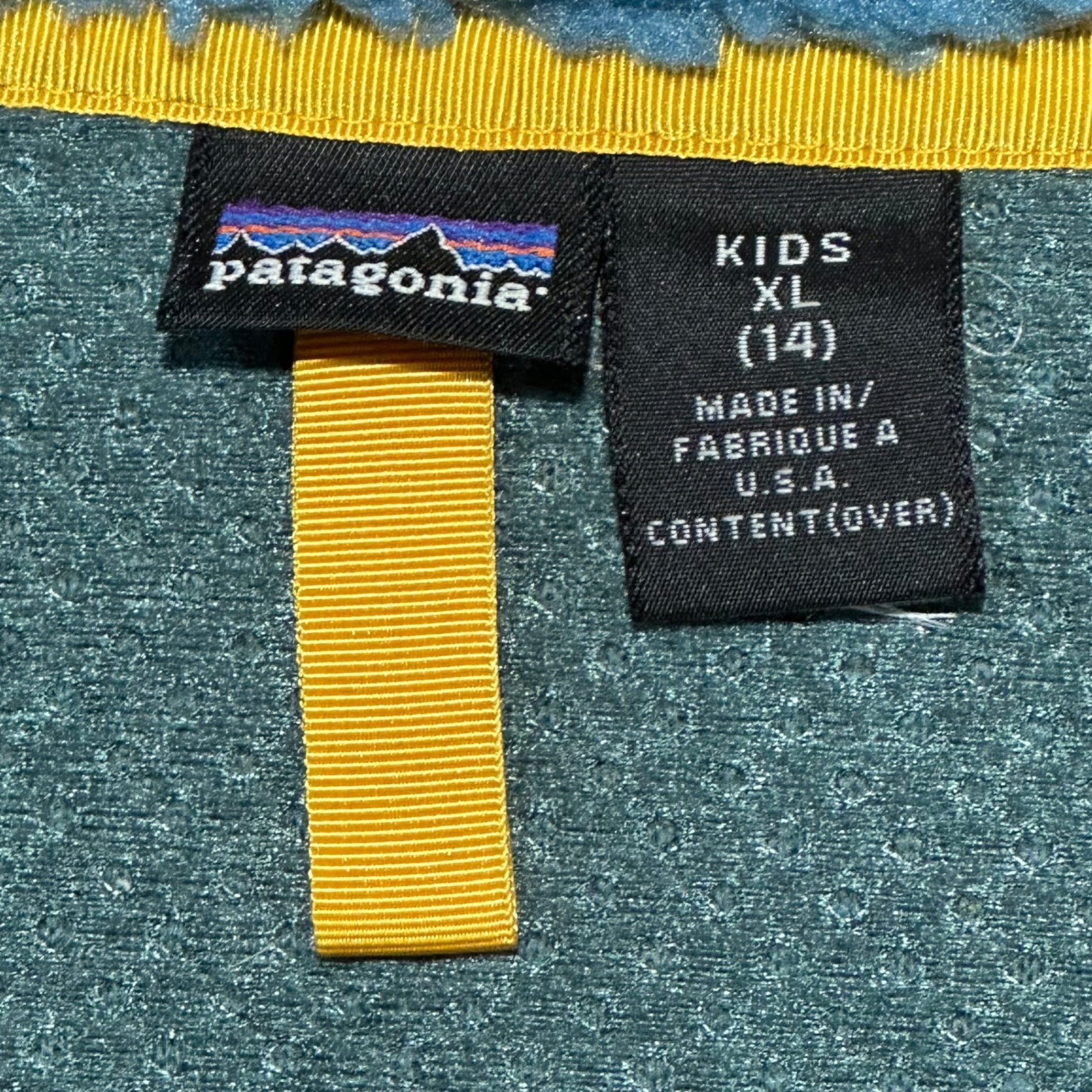 Patagonia(パタゴニア) 00's USA made RETRO X VEST レトロ フリース ベスト 65561 KIDS XL(メンズM程度) ライトブルー 2001AW ヴィンテージ ボア