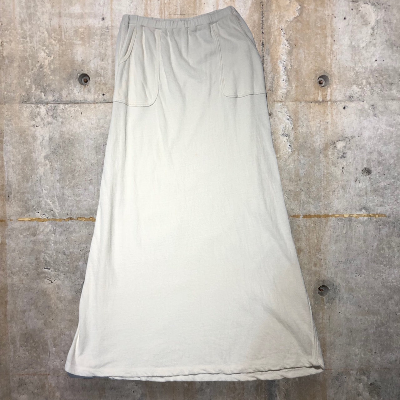 plantation(プランテーション) 99SSコットンリネンスカート PL91-JG227 M ホワイト ISSEY MIYAKE