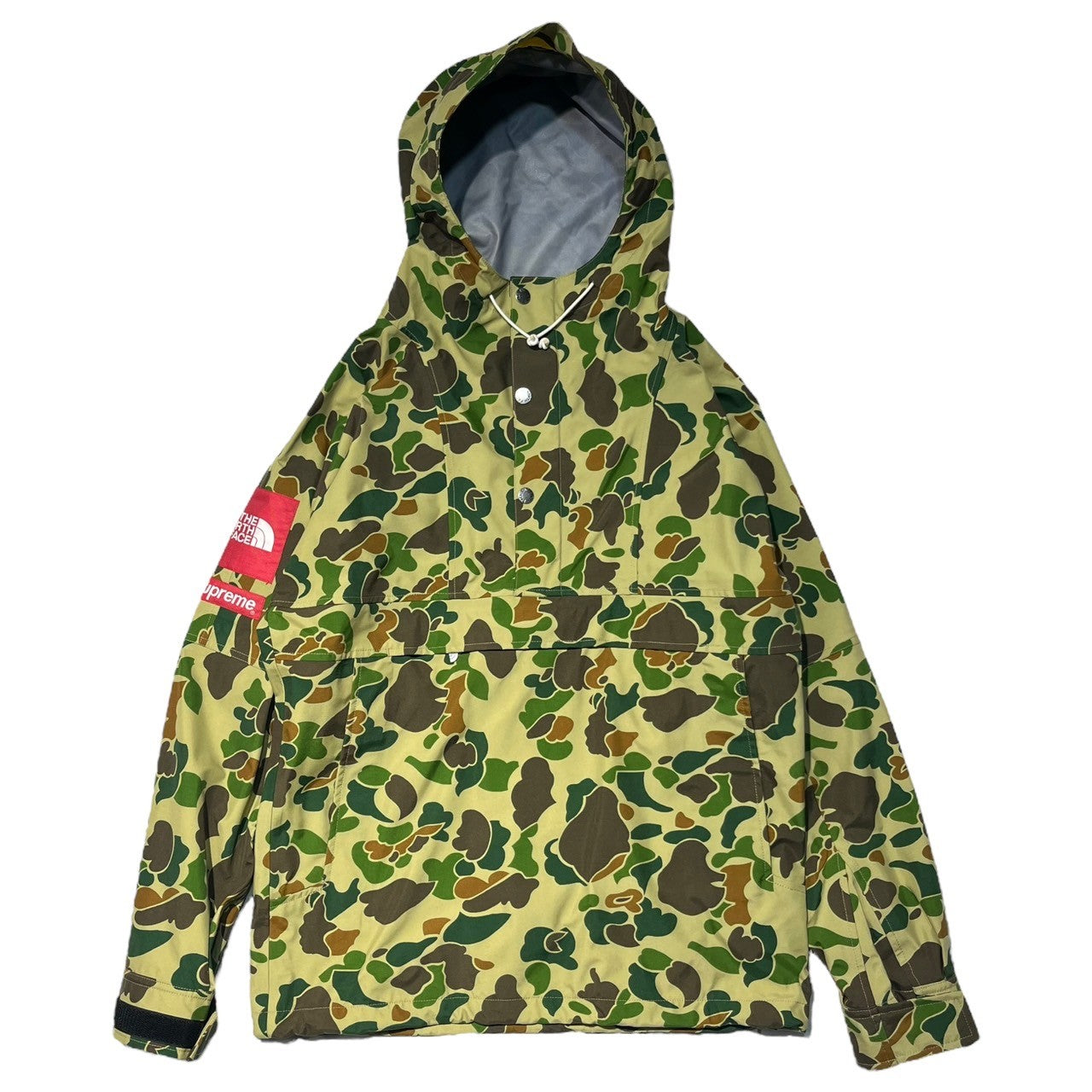 SUPREME×THE NORTH FACE(シュプリーム×ノースフェイス) 10SS EXPEDITION PULLOVER JACKET エクスペディション プルオーバージャケット NP01099 M カーキ