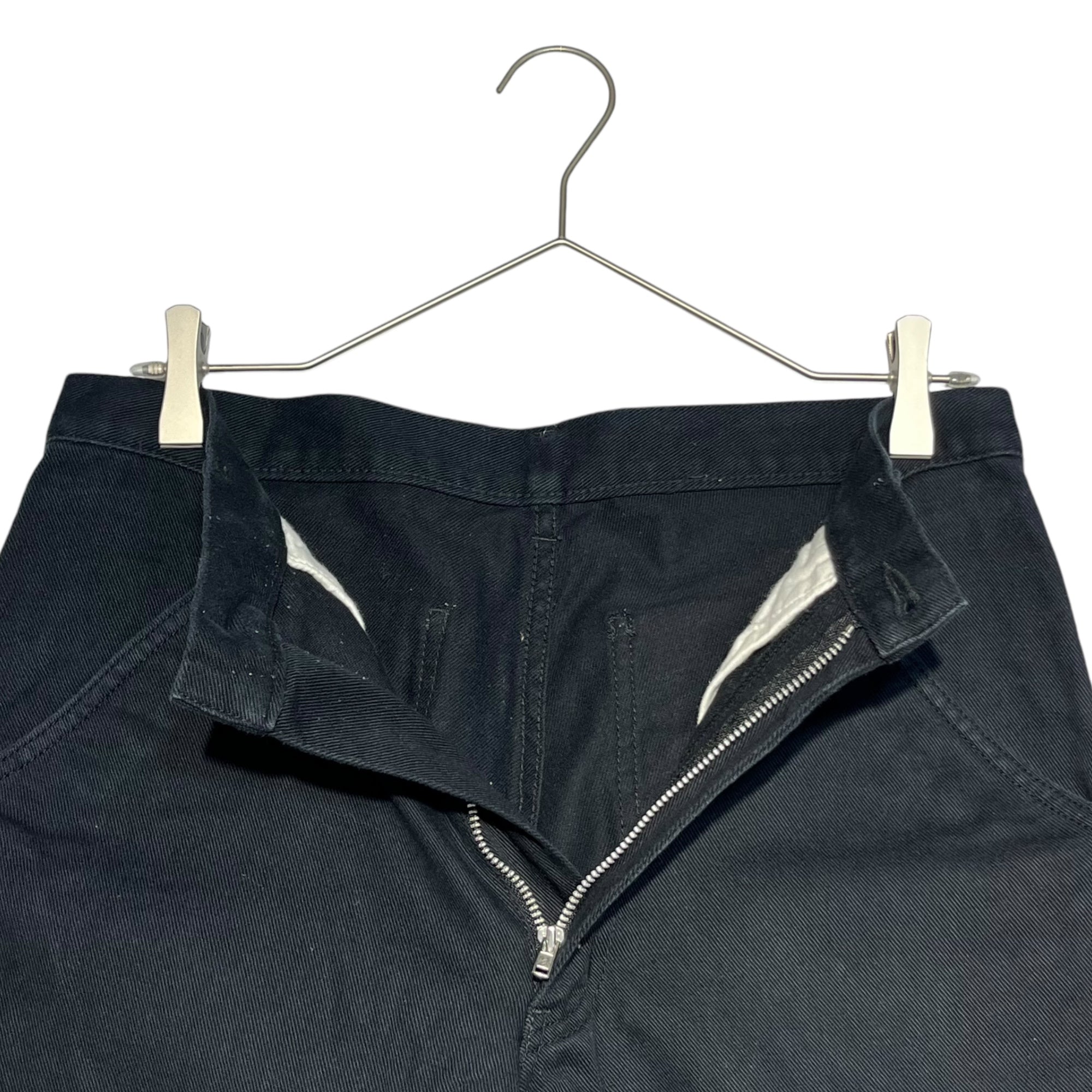 COMME des GARCONS HOMME PLUS(コムデギャルソンオムプリュス) 12SS roll up black denim pants ロールアップ ブラック デニム パンツ Pi-P057 XS ブラック フィッシャーマン