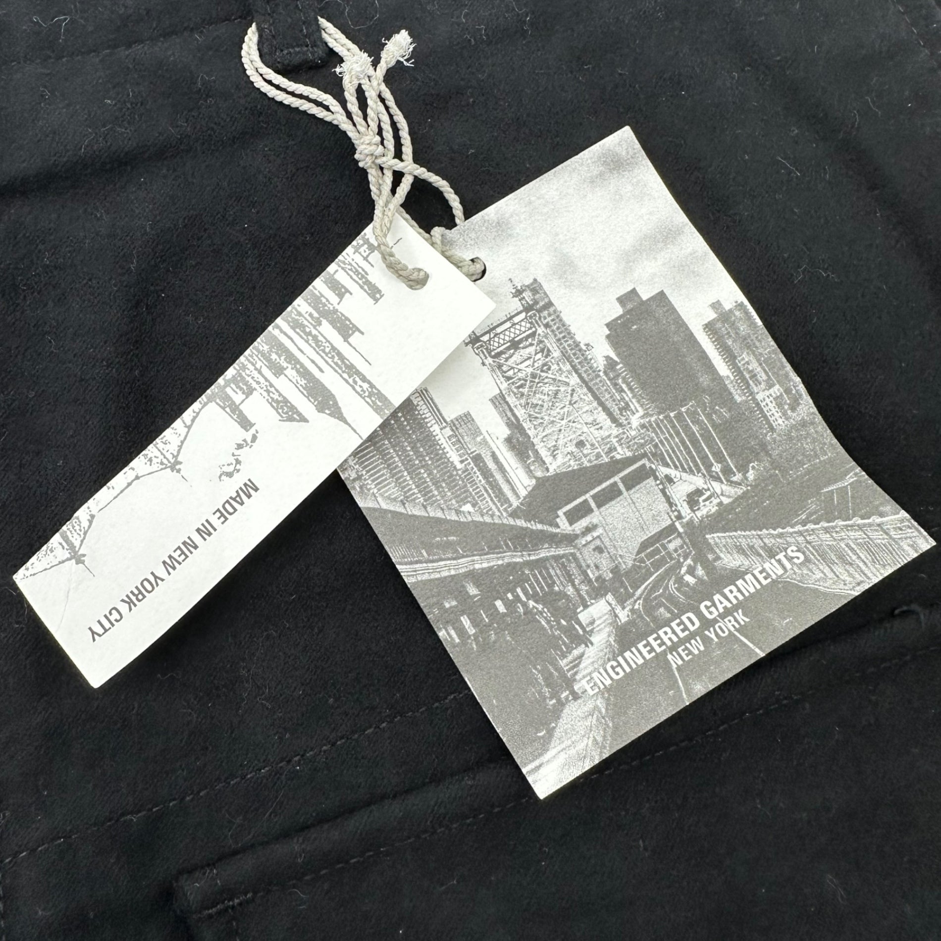 Engineered Garments(エンジニアードガーメンツ) Deck Pant - Cotton Moleskin モールスキン デック コットン パンツ M ブラック