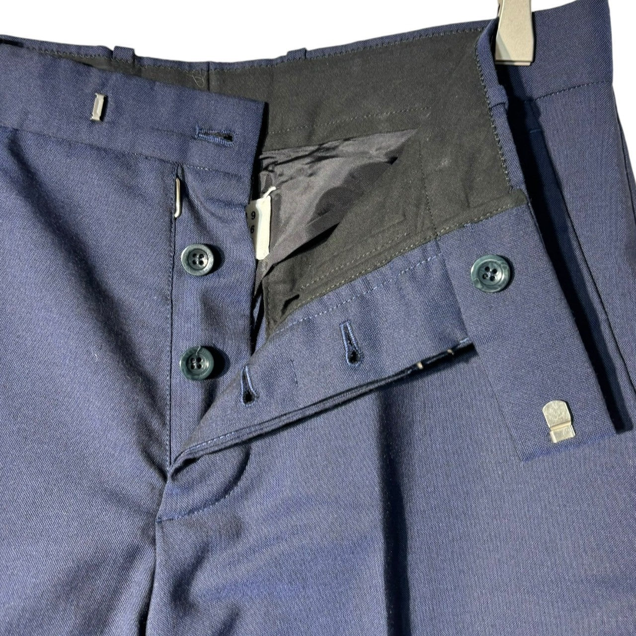 MAISON MARGIELA(メゾンマルジェラ) 19AW 2B wool tailored jacket set up ウール テーラードジャケット セットアップ S50FT0082 44(S程度) ネイビー スーツ スラックス 四つタグ