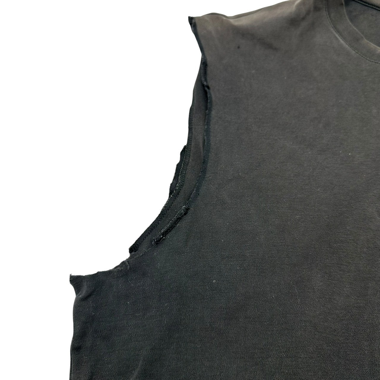 LOUIS VUITTON(ルイヴィトン) Cut-off Custom Monogram Print Pocket Sleeveless T-shirt カットオフ カスタム モノグラムプリント ポケット ノースリーブ Tシャツ S ブラック