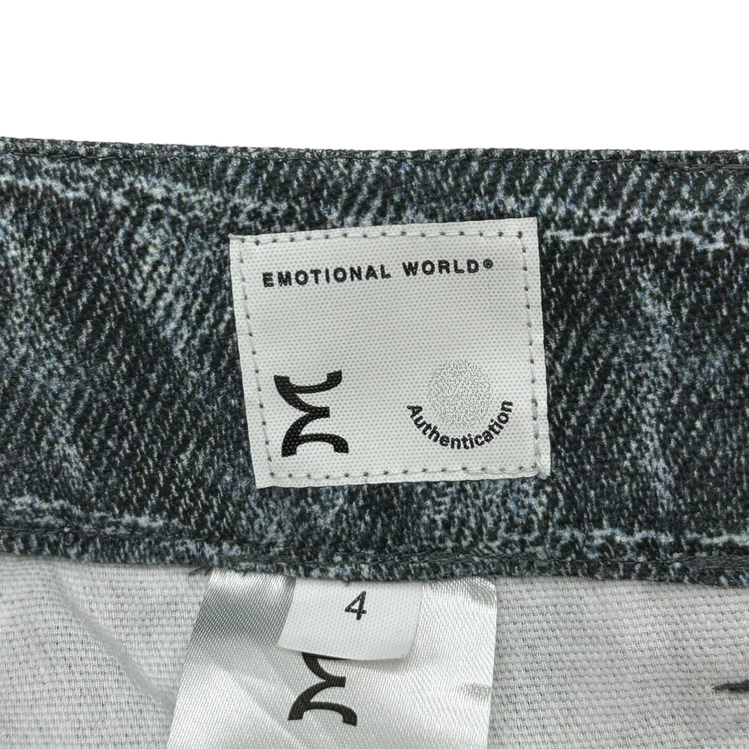 EMOTIONAL WORLD(エモーショナル ワールド) X-Ray Scanned Printed Jeans エックスレイ スキャン プリント ジーンズ 4(XL程度) ダークインディゴ
