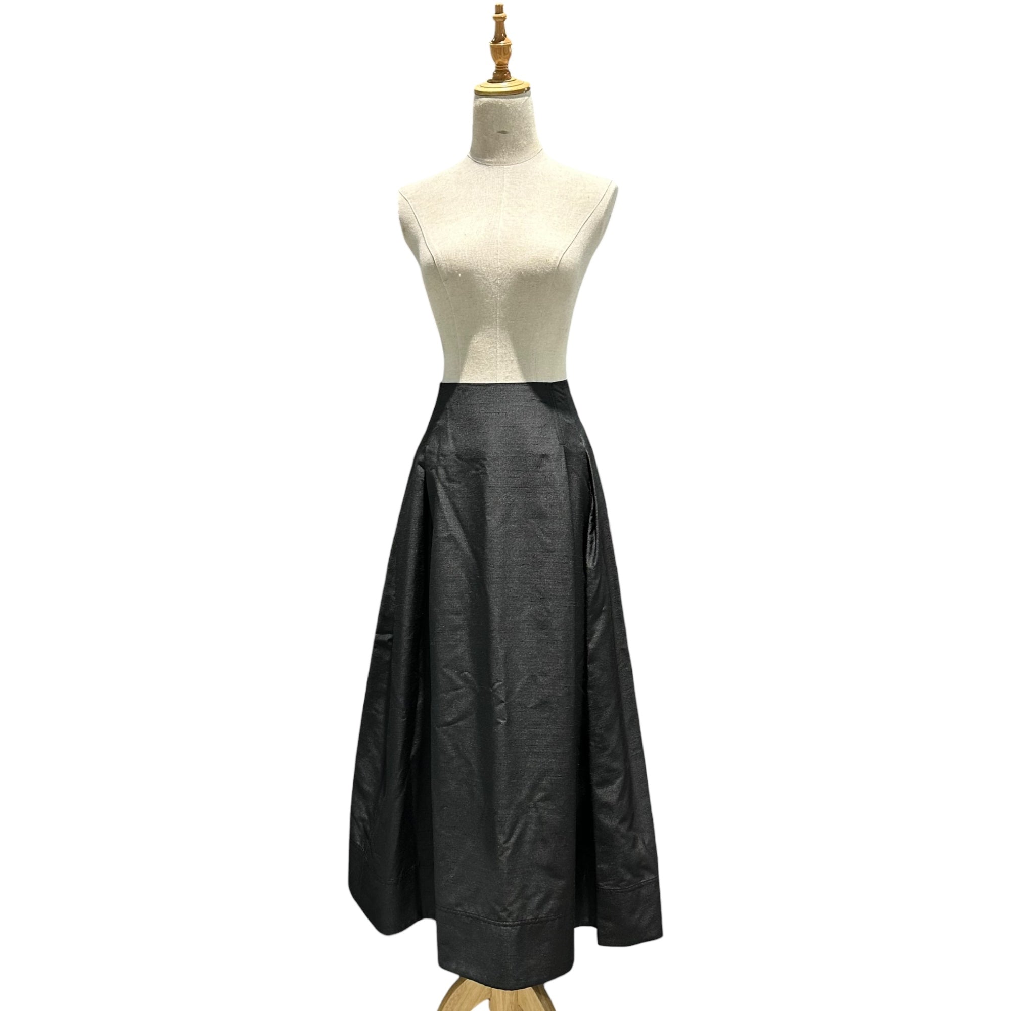 Y's(ワイズ) 90's Ripple Poly Fabric Long Skirt リップル ポリ ロング スカート YF-S03-911 FREE(S程度) ブラック ヴィンテージ ヨウジヤマモト