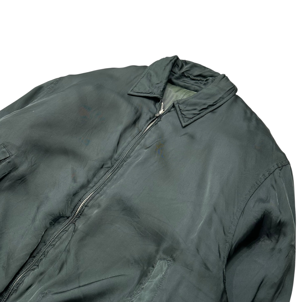 COMME des GARCONS HOMME PLUS(コムデギャルソンオムプリュス) 1990AW Reversible Padded Bomber Jacket リバーシブル 中綿 ボンバー ジャケット PJ-050710 M ダークグリーン AD1990 90s アーカイブ リバーシブル着用可能 大人の不良期