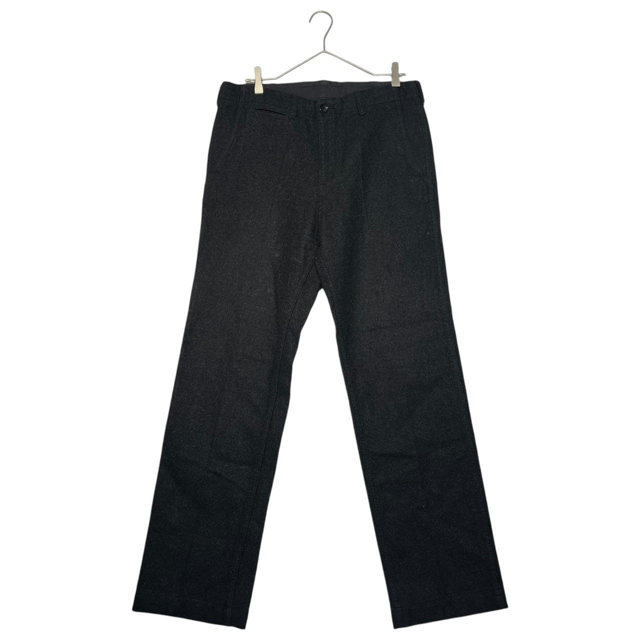COMME des GARCONS HOMME(コムデギャルソンオム) 04AW straight wool slacks ストレート ウール スラックス HN-P048 M ブラック AD2004 パンツ 00's