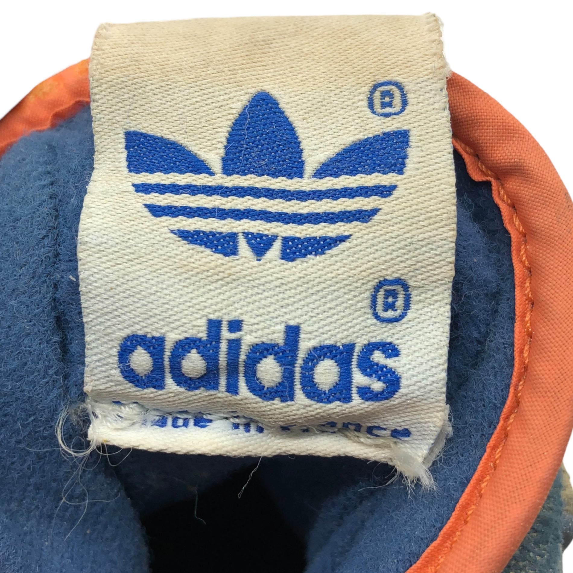 adidas(アディダス) 80's EWING 80年代 ユーイング フランス製 ヴィンテージ ハイカット スニーカー SIZE 44(28cm程度) ホワイト×ブルー