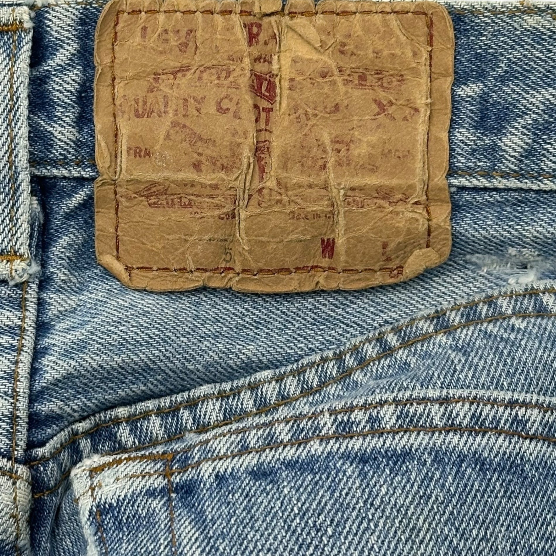 Levi's(リーバイス) 80's 501 USA made Vintage Straight Denim Pants ヴィンテージ ストレート デニム パンツ 501-558 W27.5(実寸約70cm) インディゴ 80年代 脇割り スモールe ハチマル USA製 532裏ボタン