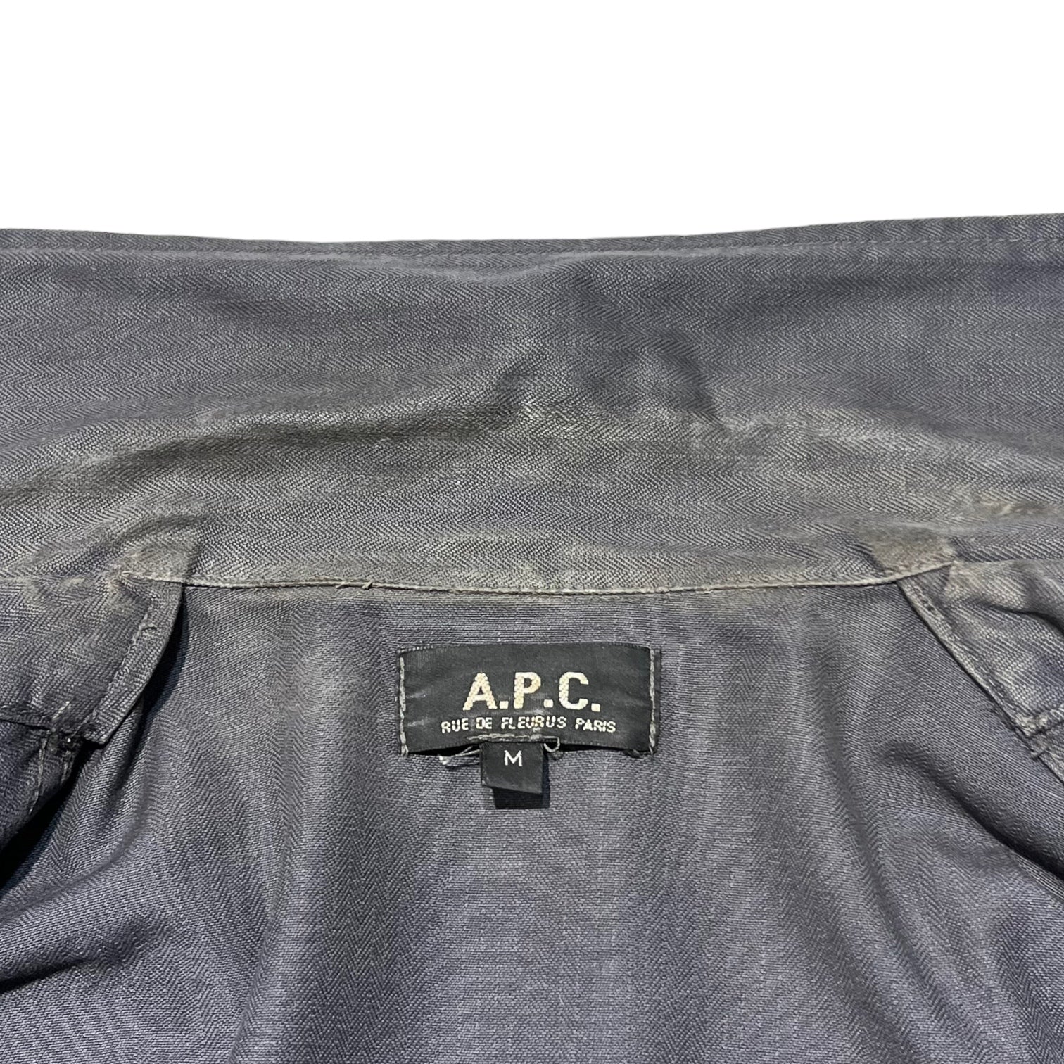 A.P.C.(アーペーセー) 00's French military style jacket フレンチ ミリタリー スタイル ジャケット M グレー イーストバイウエスト期