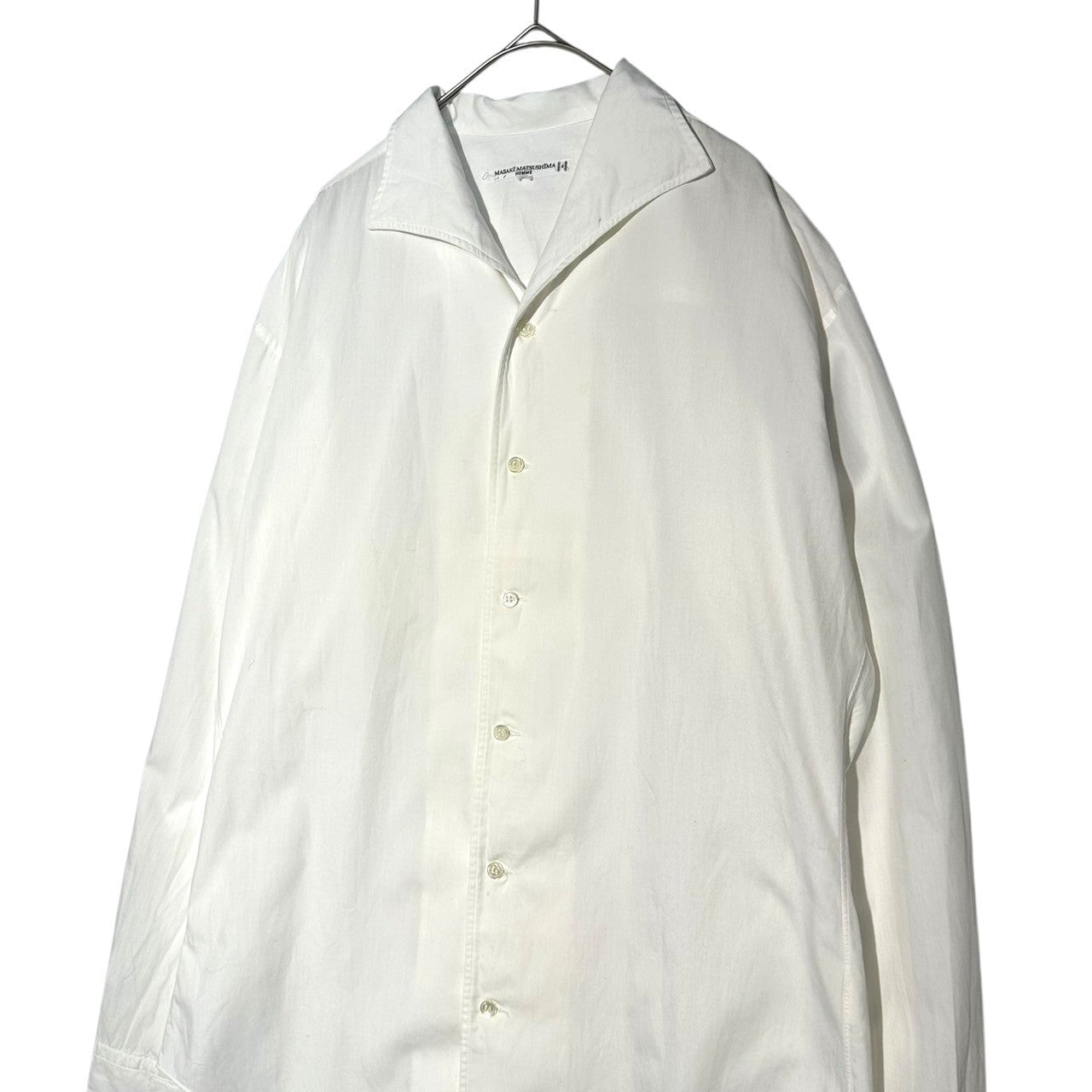MASAKI MATSUSHIMA HOMME(マサキマツシマオム) 00's Cotton Italian collar cuff shirt コットン イタリアン カラー カフス シャツ HRC-02120 3(L程度) ホワイト 長袖